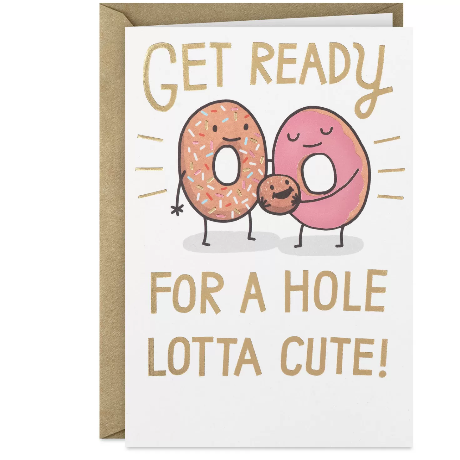 Baby>Hallmark A Hole Lotta Cute New Baby Card