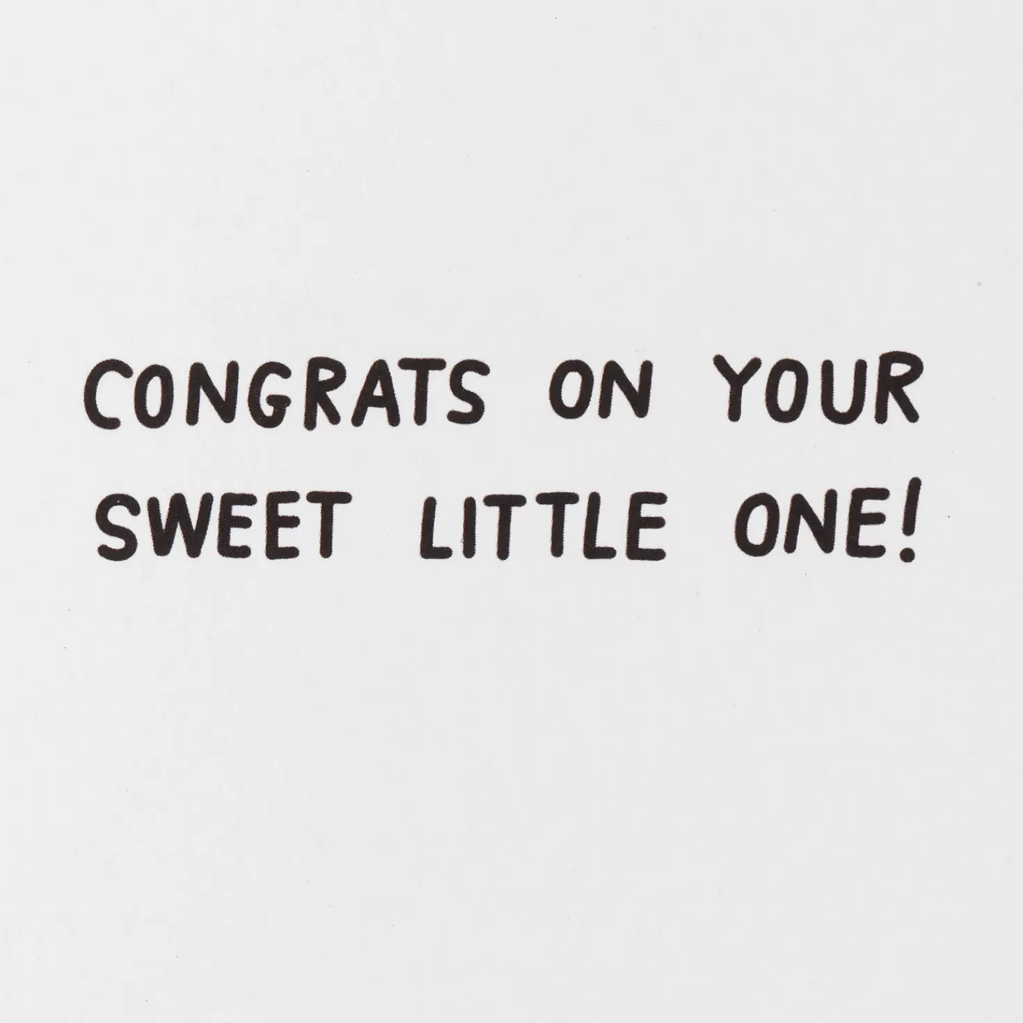 Baby>Hallmark A Hole Lotta Cute New Baby Card