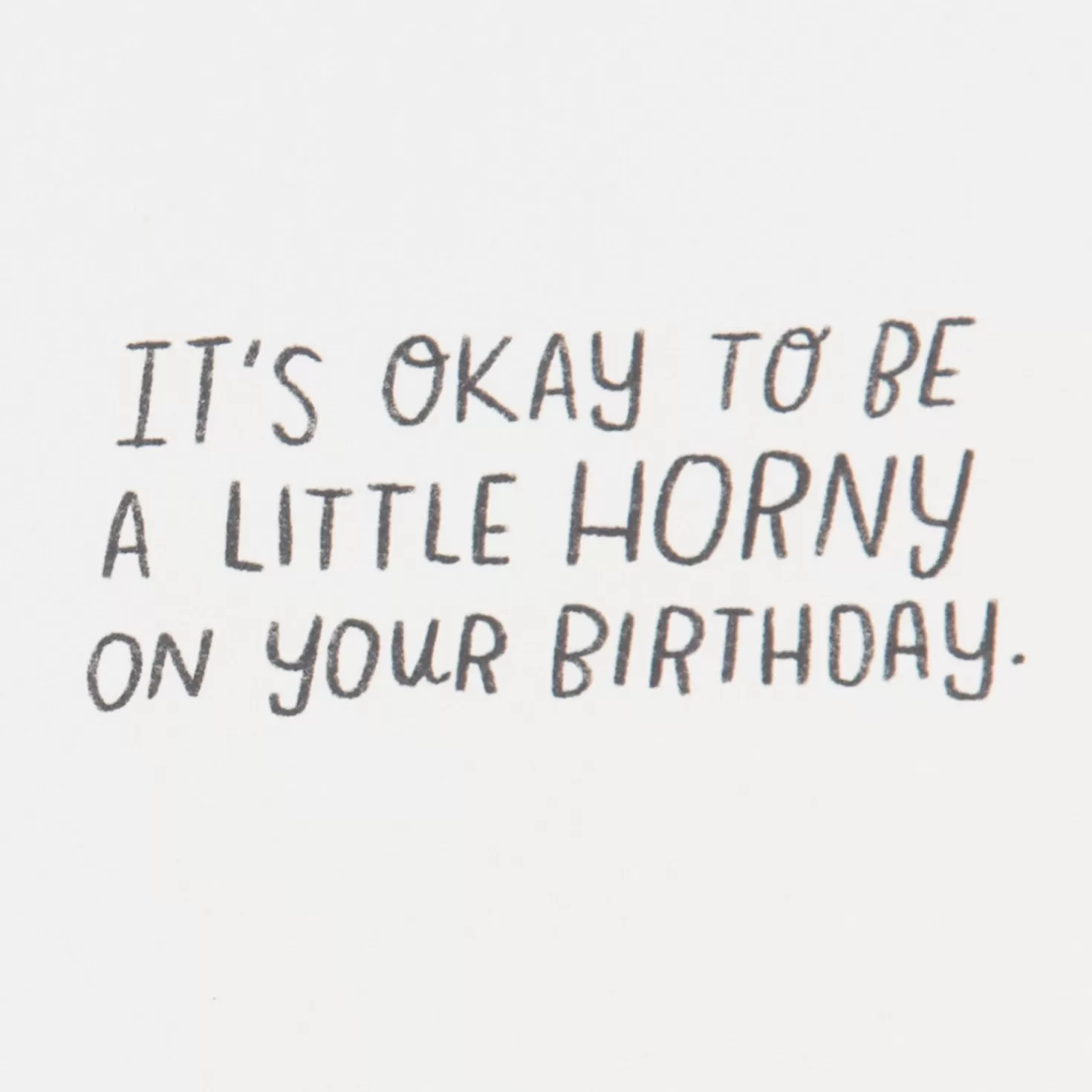 Birthday>Hallmark A Little Horny Funny Birthday Card