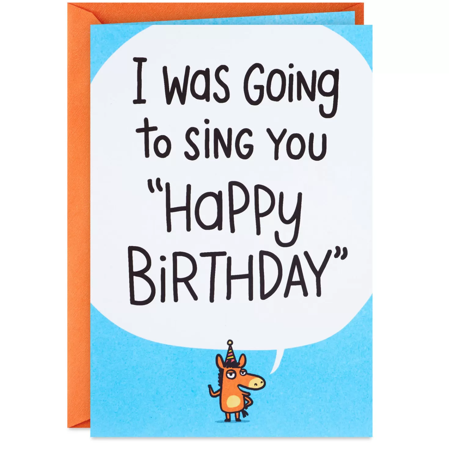 Birthday>Hallmark A Little Horse Funny Birthday Card