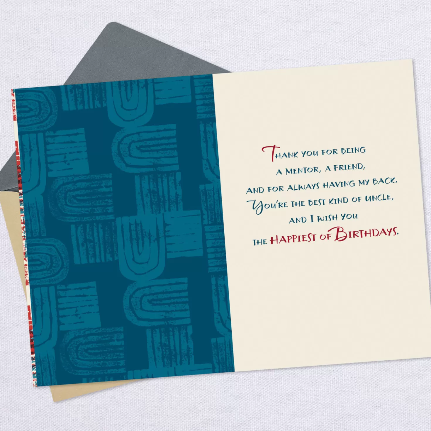 Birthday>Hallmark A Mentor And Friend Birthday Card For Uncle