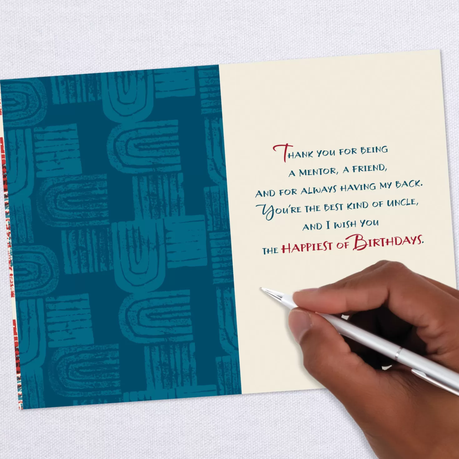 Birthday>Hallmark A Mentor And Friend Birthday Card For Uncle