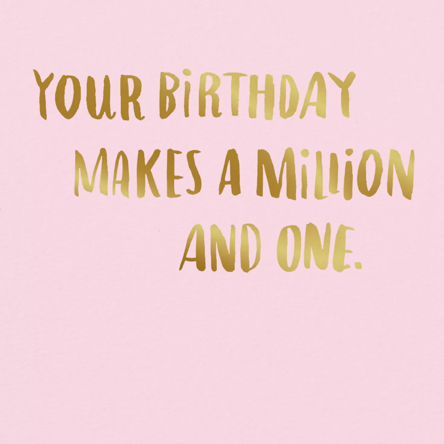 Birthday>Hallmark A Million And One Reasons Birthday Card