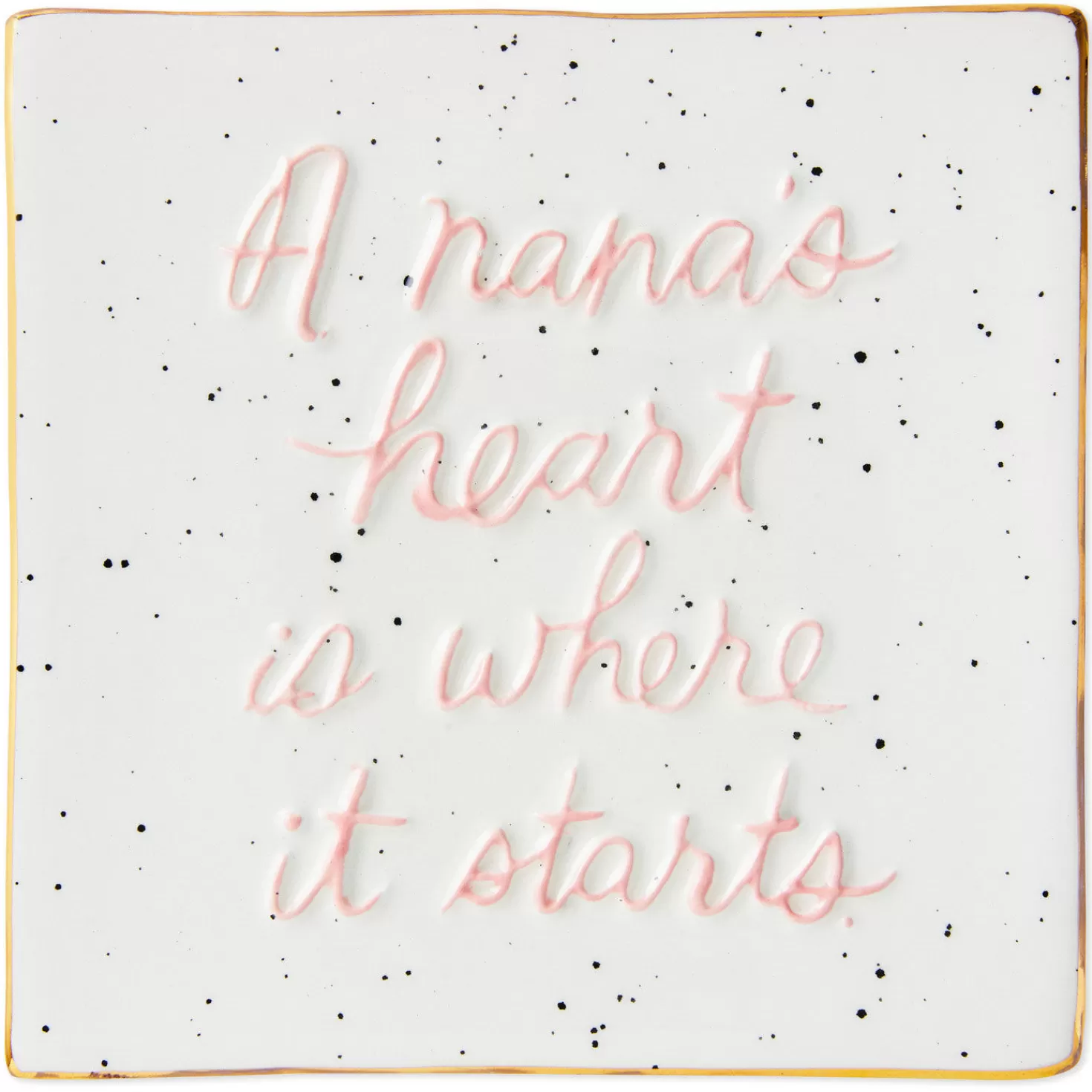 Grandparents Day (9/10)>Hallmark A Nana's Heart Ceramic Tile Quote Sign, 6X6