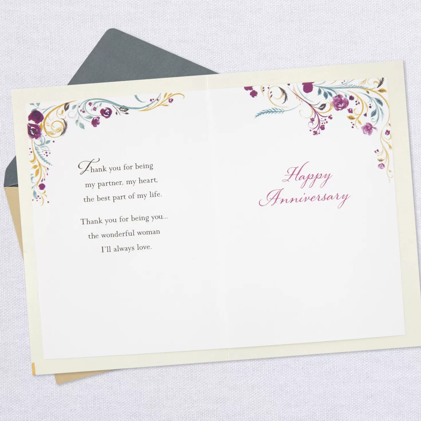 Anniversary>Hallmark A Place In My Heart Anniversary Card For Her