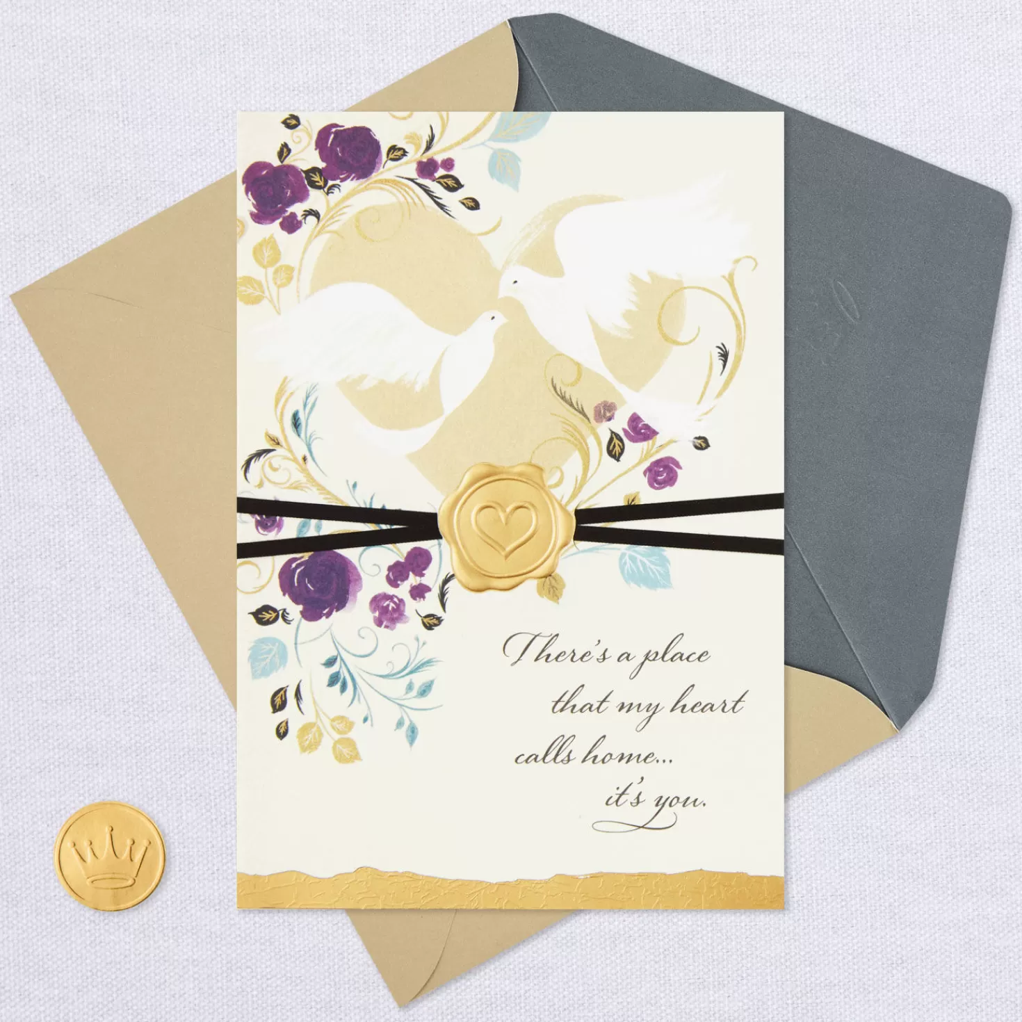 Anniversary>Hallmark A Place In My Heart Anniversary Card For Her