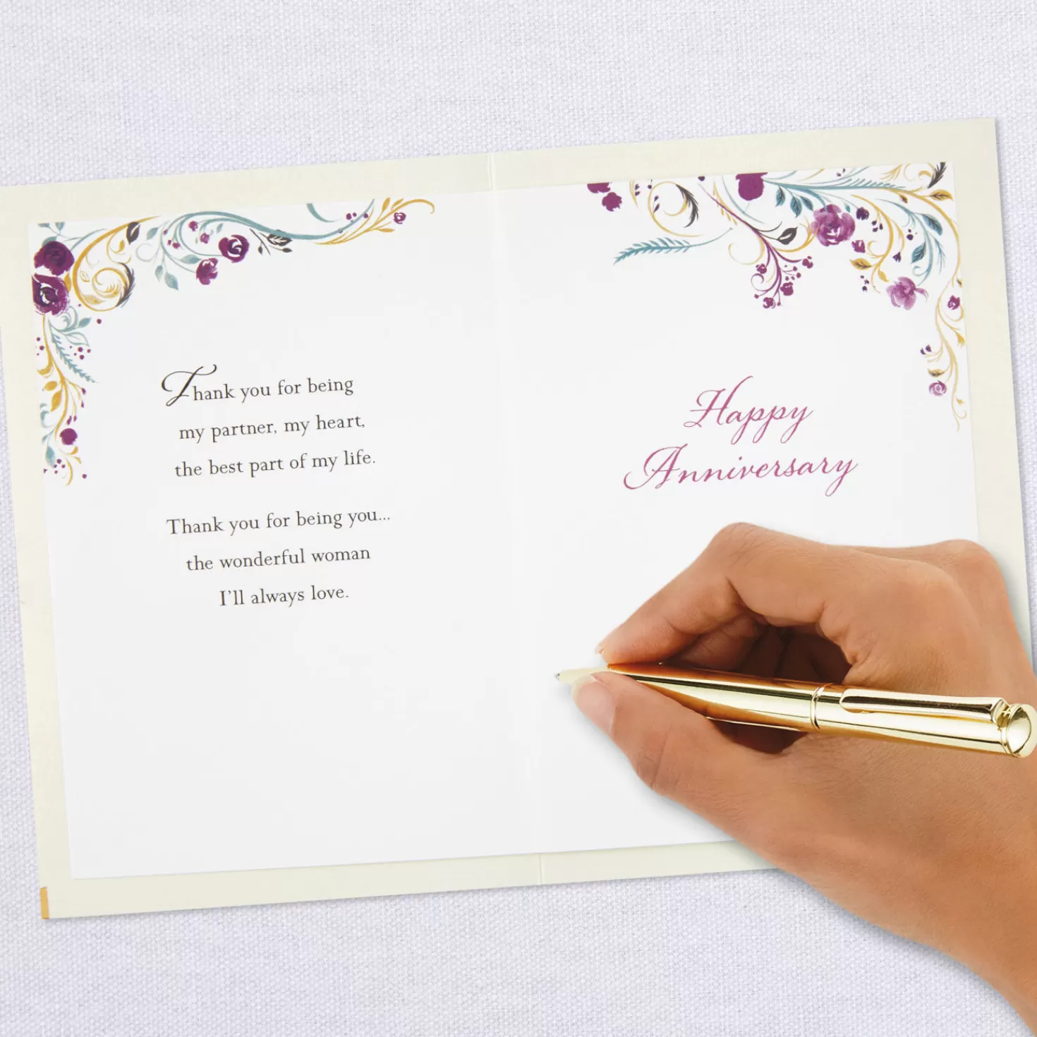 Anniversary>Hallmark A Place In My Heart Anniversary Card For Her