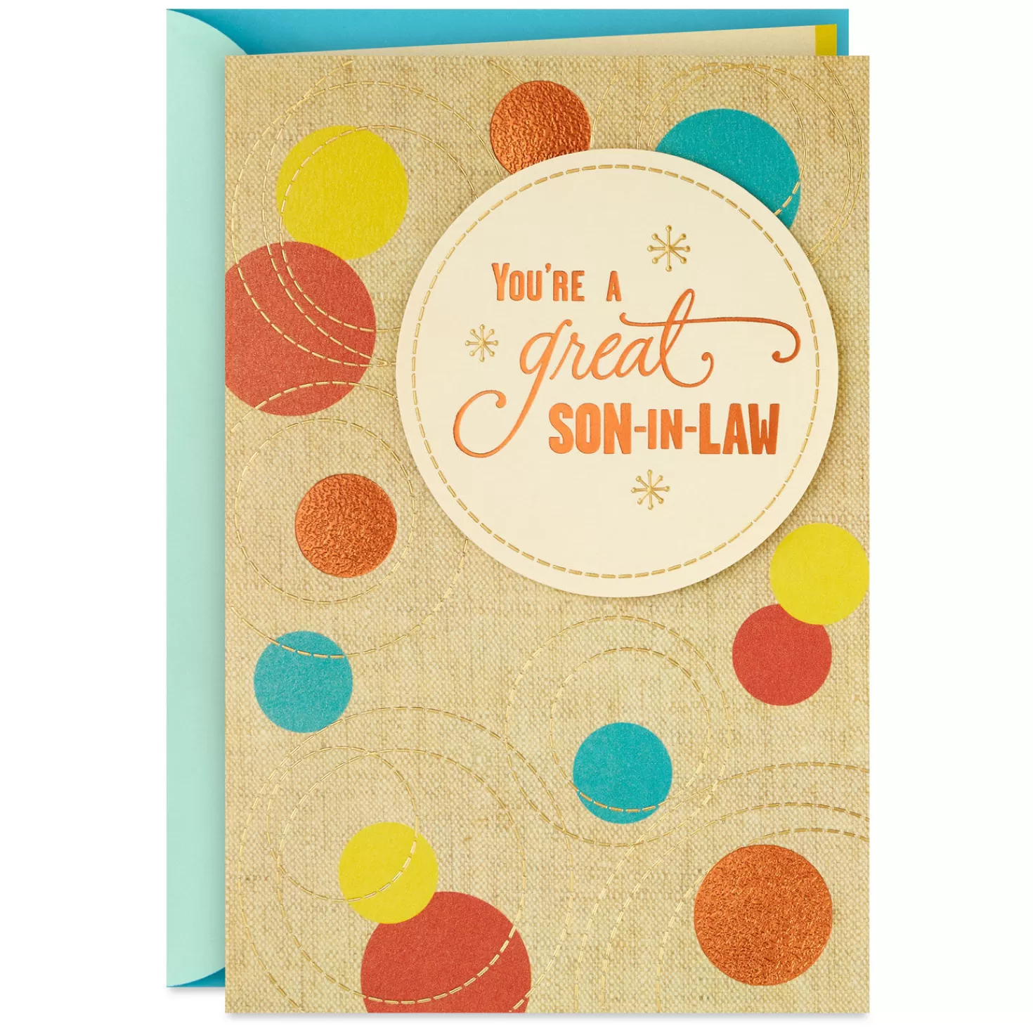 Birthday>Hallmark A Son-In-Law Who Naturally Clicks Birthday Card