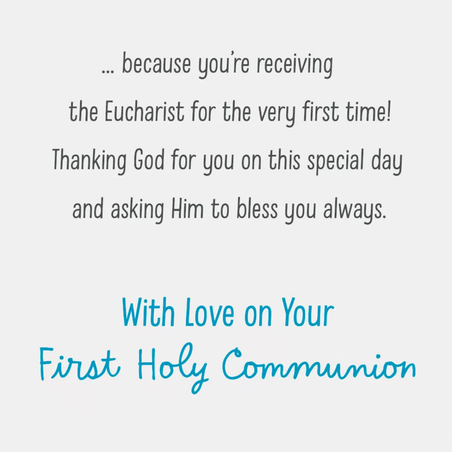 Online A Special Celebration Religious First Communion Card First Communion