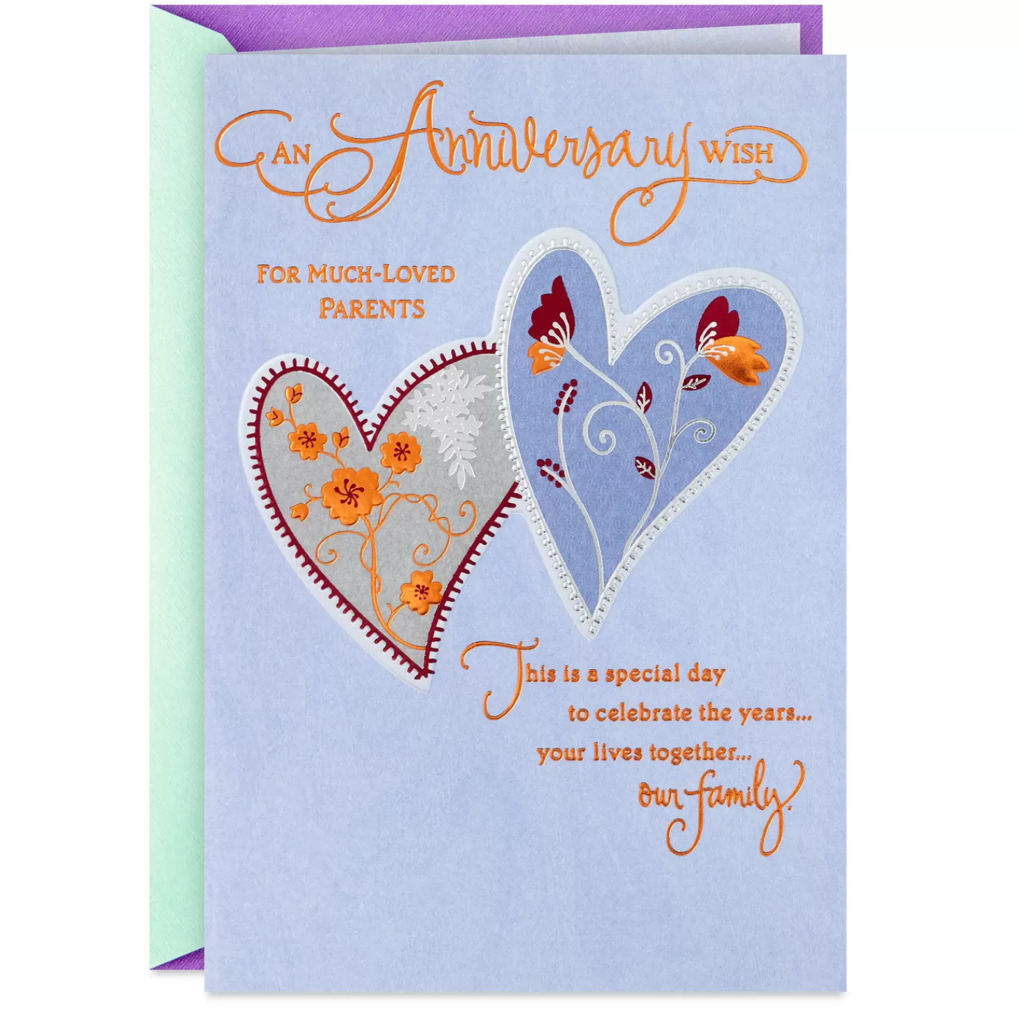 Anniversary>Hallmark A Special Day To Celebrate Anniversary Card For Parents