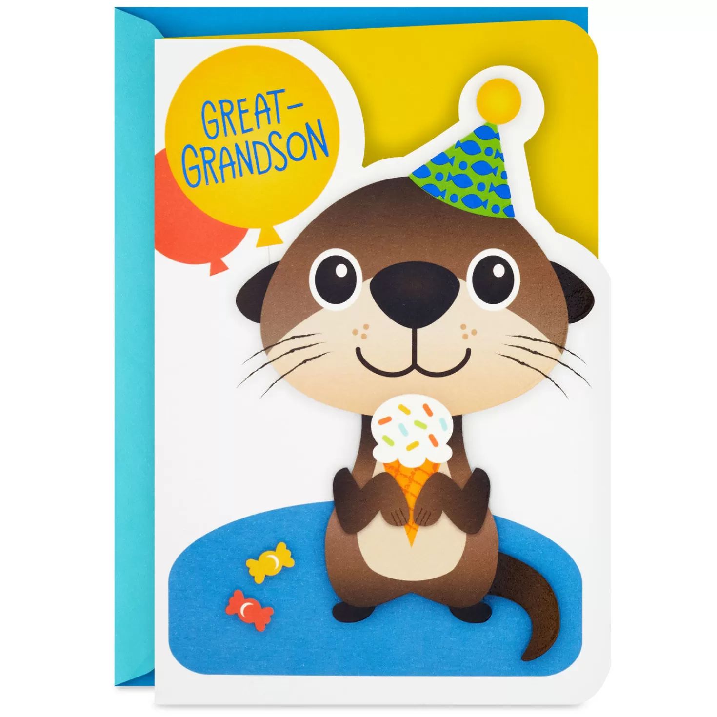 Birthday>Hallmark A Special Little Boy Loved By Everyone Birthday Card For Great-Grandson