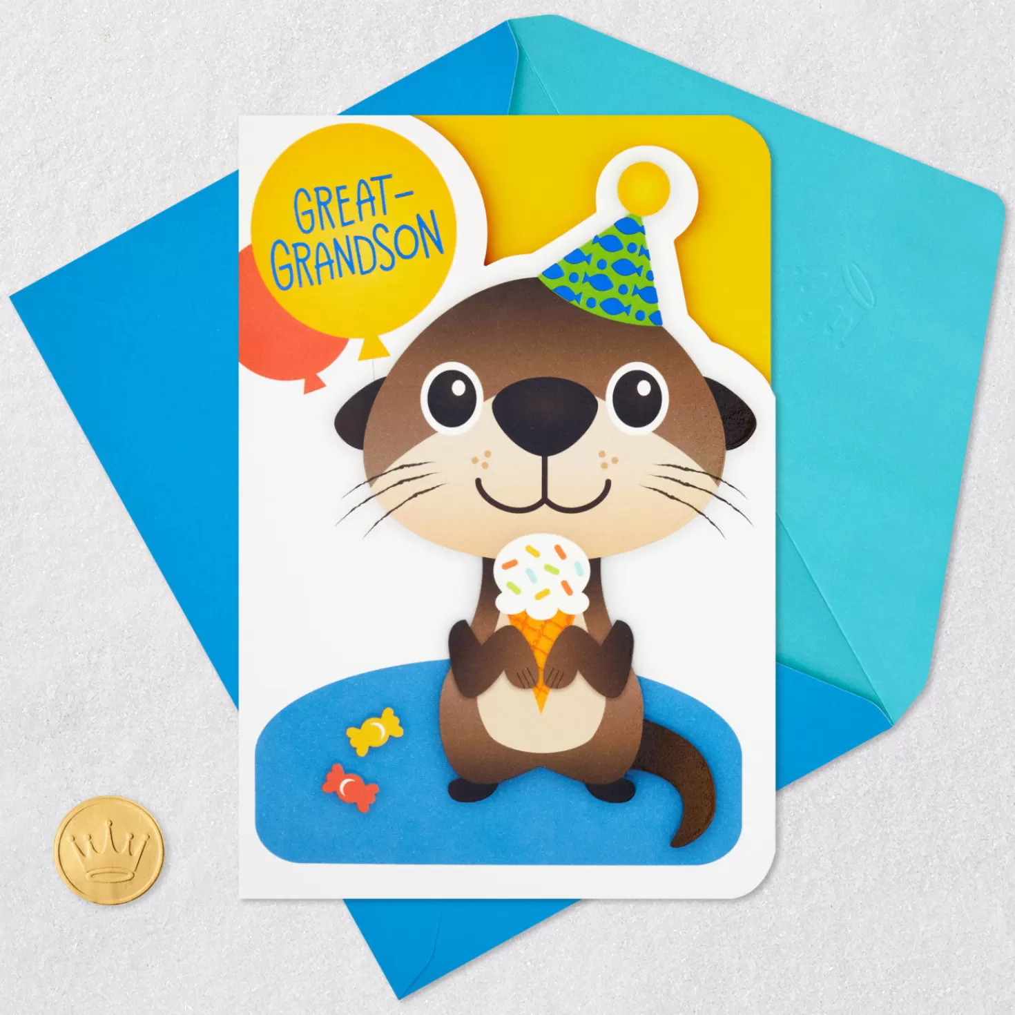 Birthday>Hallmark A Special Little Boy Loved By Everyone Birthday Card For Great-Grandson