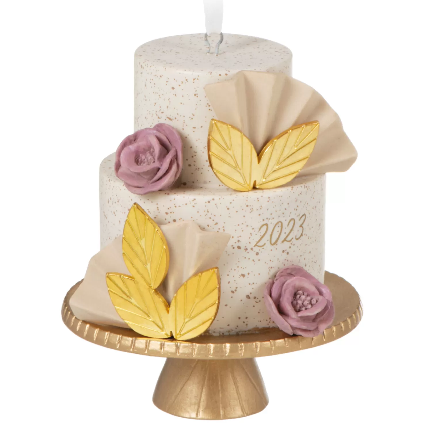 Fashion A Sweet Beginning 2023 Porcelain Ornament Wedding