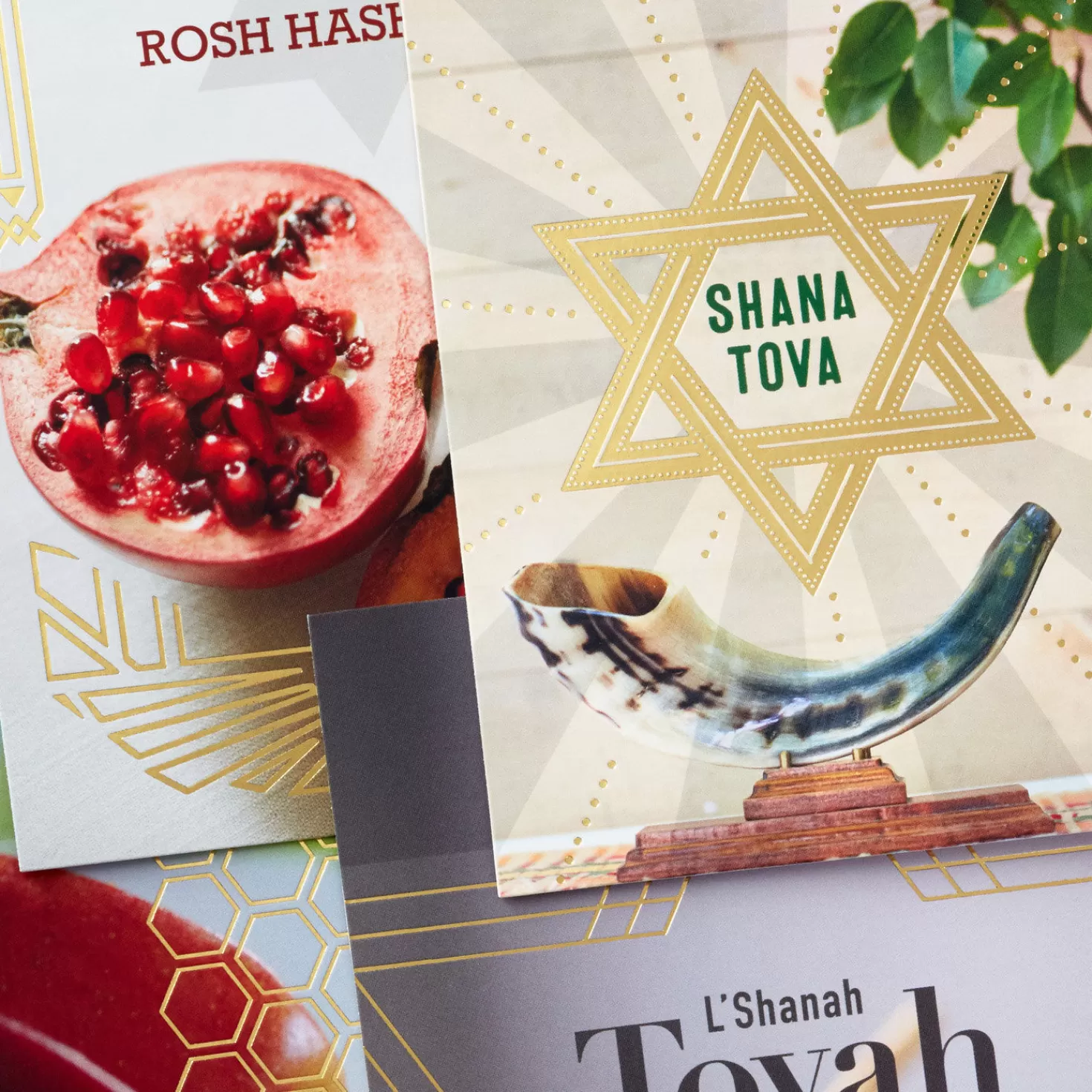 Rosh Hashanah (9/16)>Hallmark A Sweet Year Boxed Rosh Hashanah Cards Assortment, Pack Of 16
