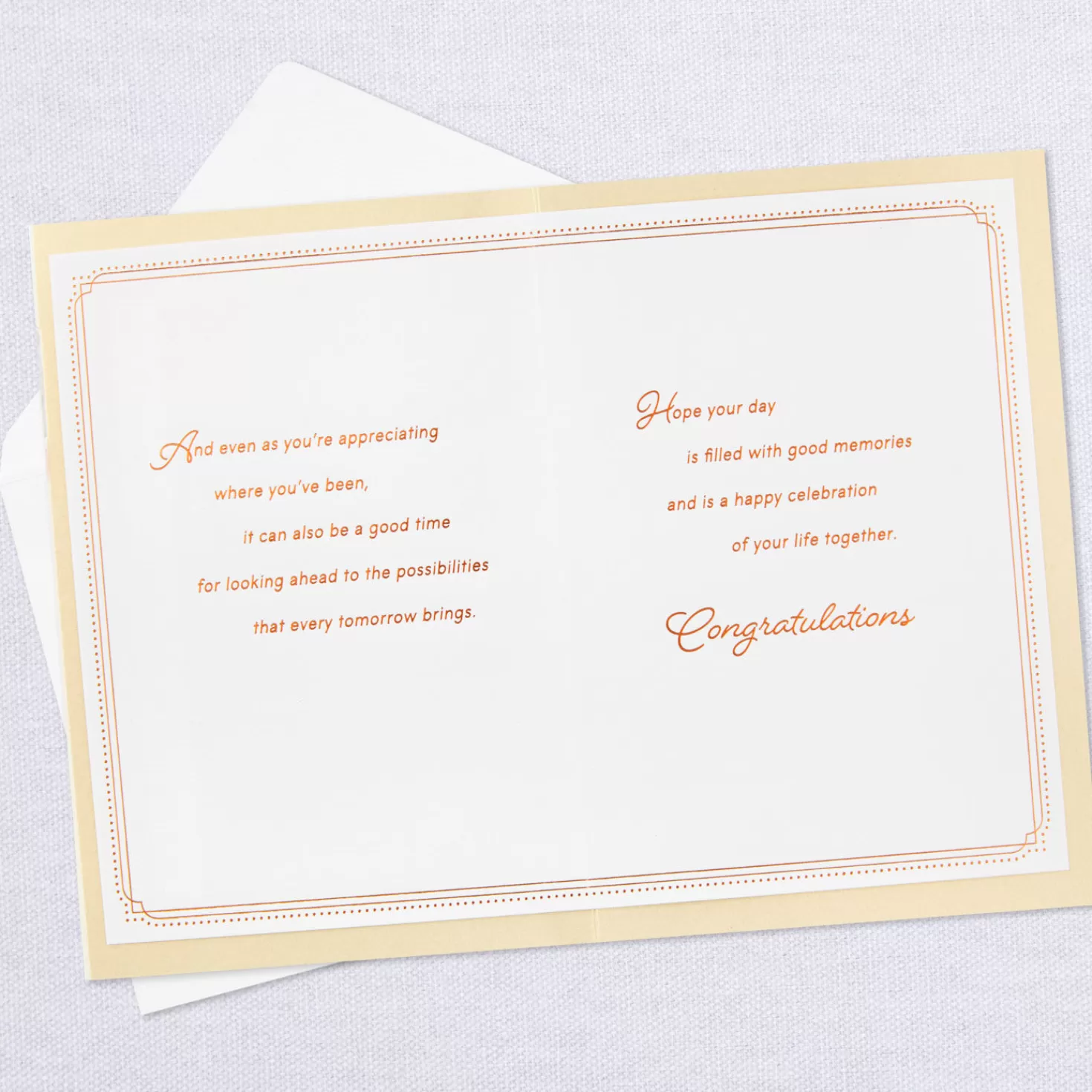 Anniversary>Hallmark A Time For Celebrating Your Life Together Anniversary Card