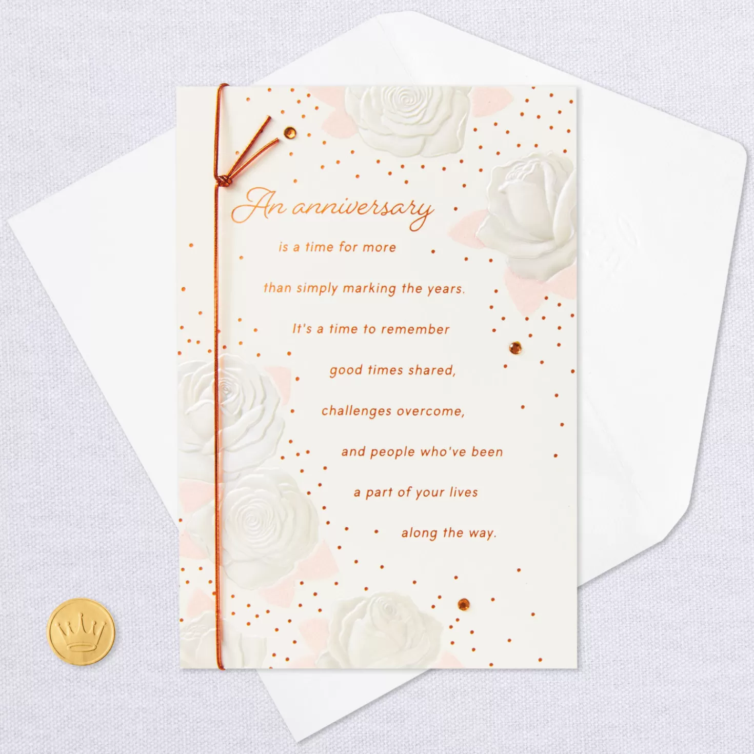 Anniversary>Hallmark A Time For Celebrating Your Life Together Anniversary Card