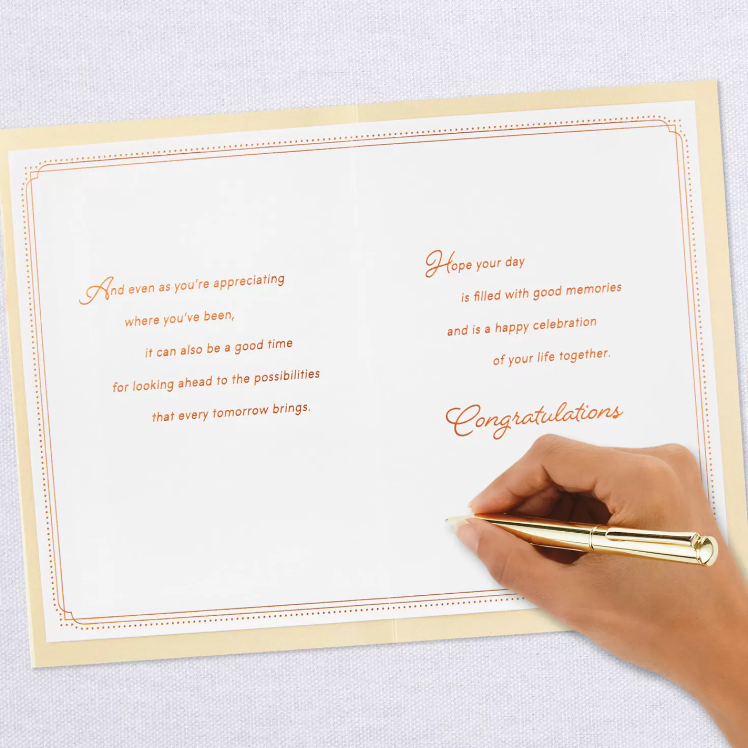 Anniversary>Hallmark A Time For Celebrating Your Life Together Anniversary Card