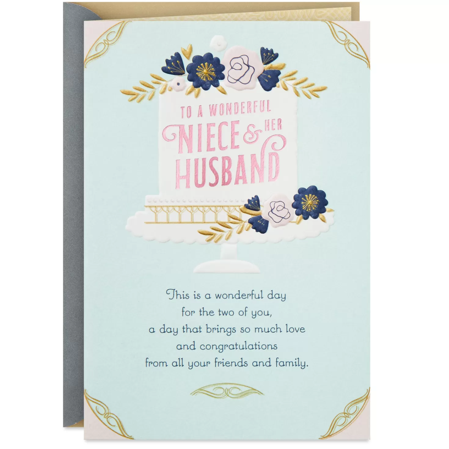 Hot A Wonderful Day Wedding Card For Niece And Her Husband Wedding