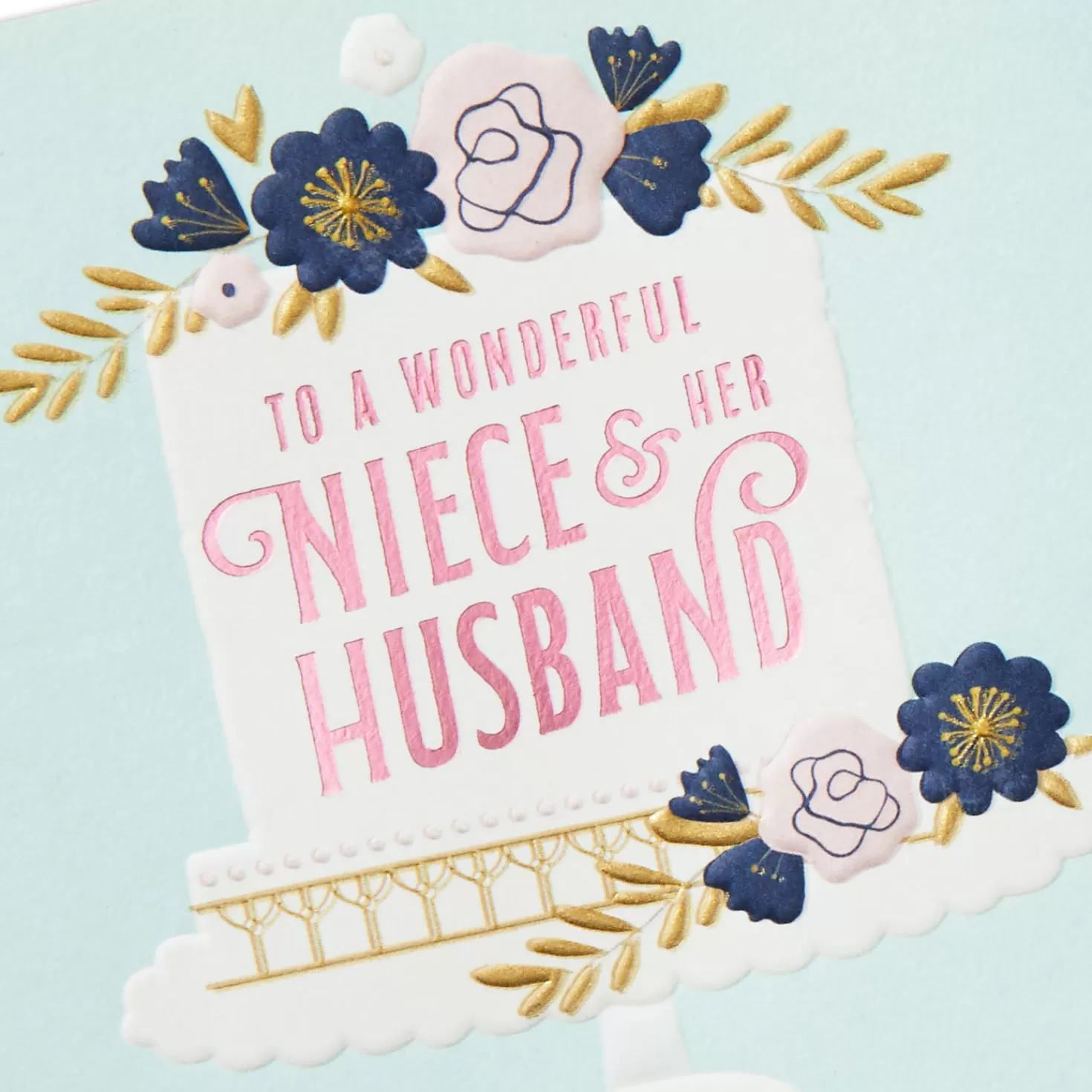 Hot A Wonderful Day Wedding Card For Niece And Her Husband Wedding