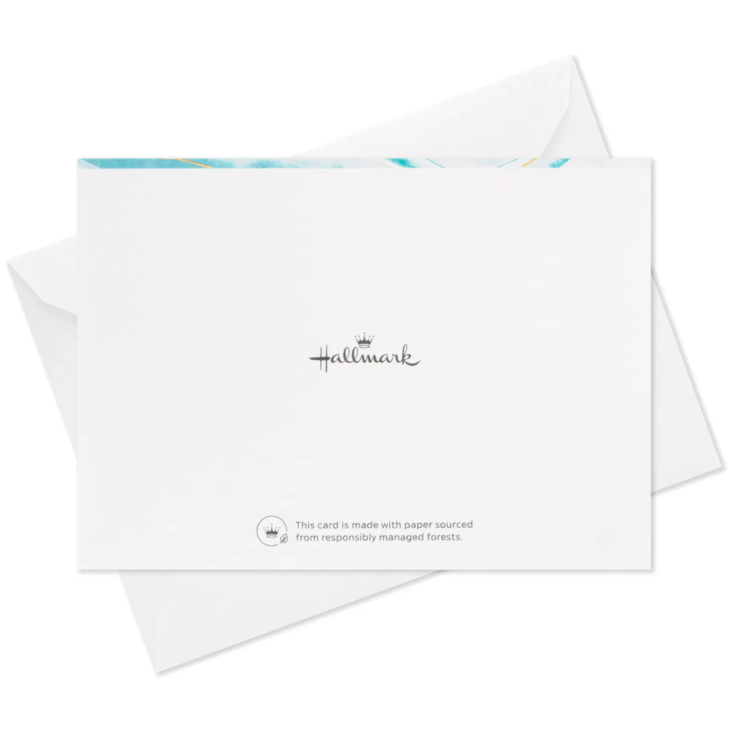 Discount Abstract Waves Boxed Blank Sympathy Thank-You Notes, Pack Of 20 Thank You