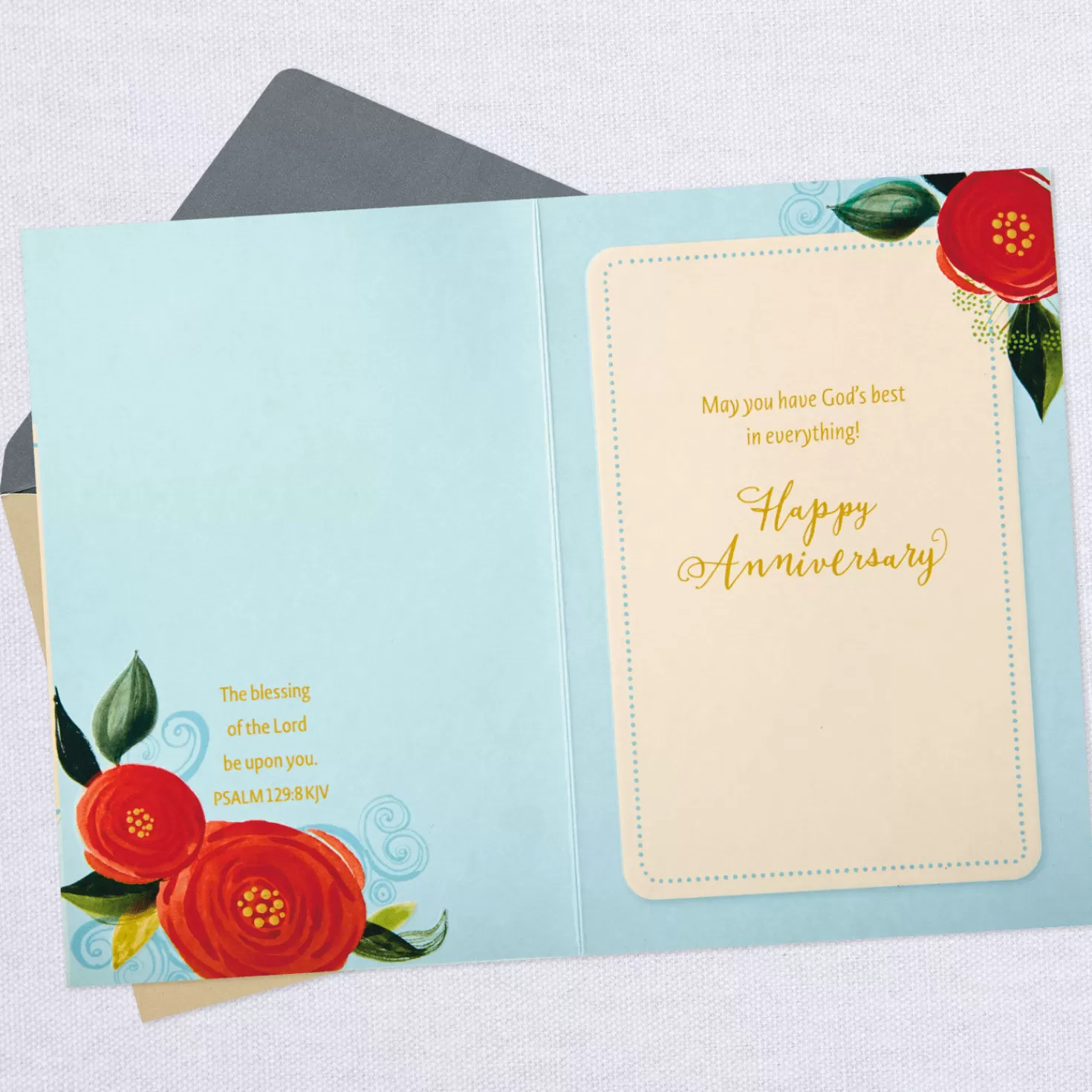 Anniversary>Hallmark All The Joy Your Hearts Can Hold Religious Anniversary Card