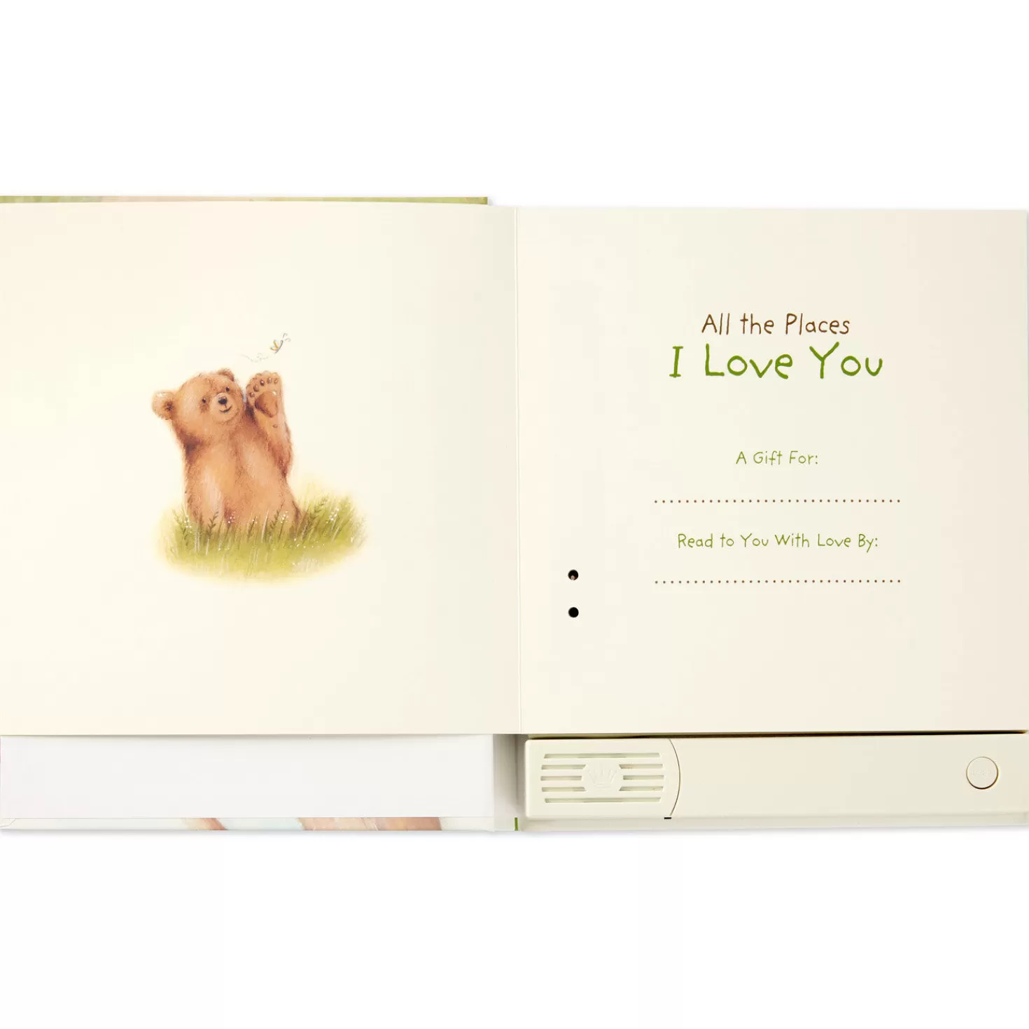 Baby>Hallmark All The Places I Love You Recordable Storybook With Music