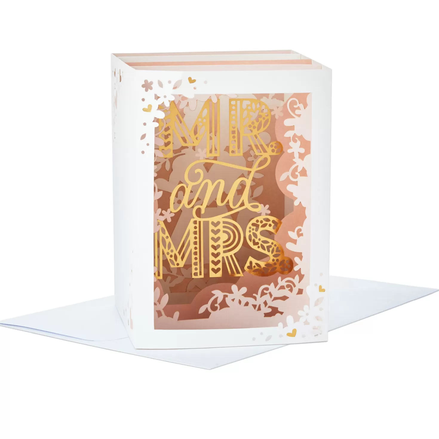Fashion All You'Ve Dreamed Of Mr. And Mrs. 3D Pop-Up Wedding Card Wedding
