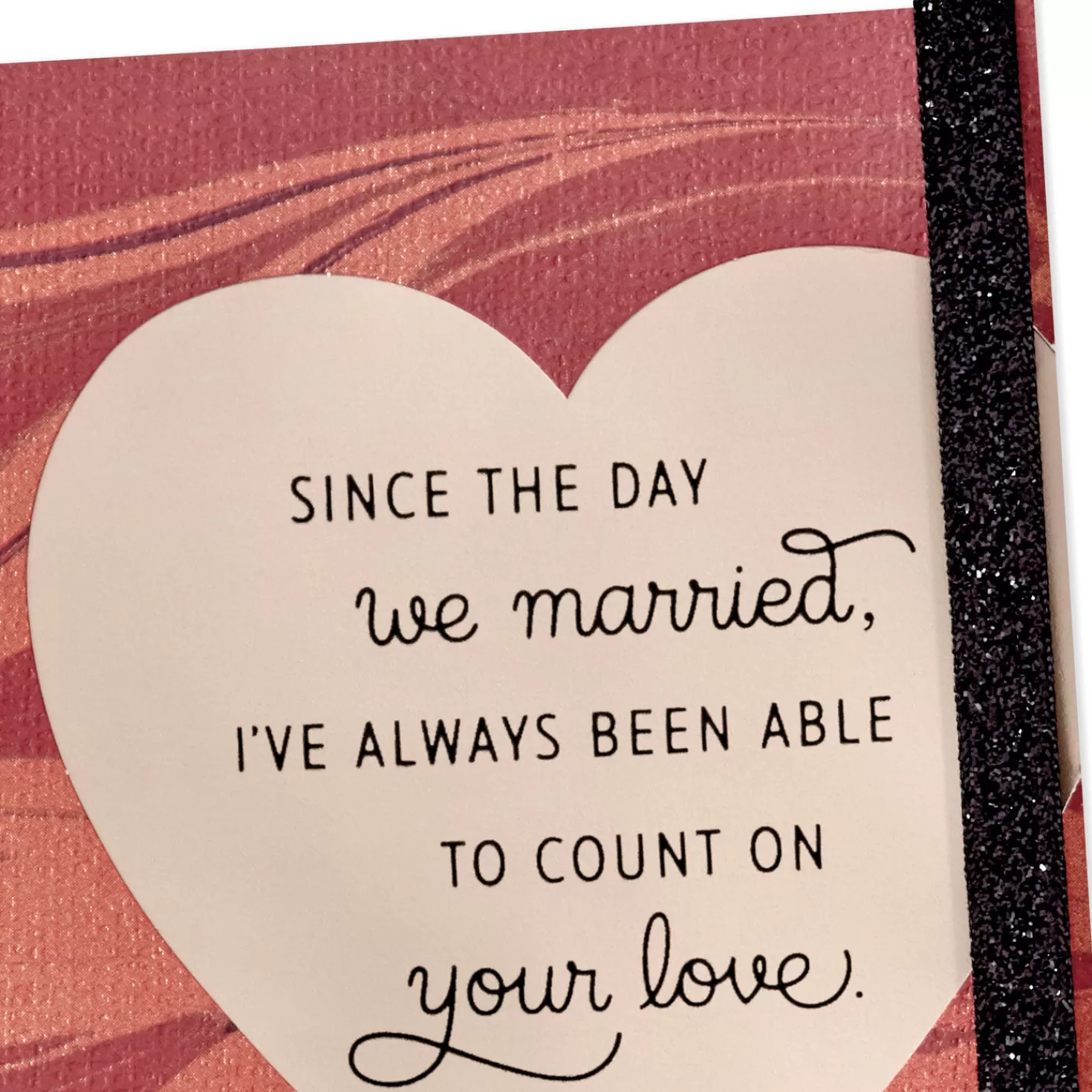 Anniversary>Hallmark Always Able To Count On Your Love Anniversary Card For Spouse