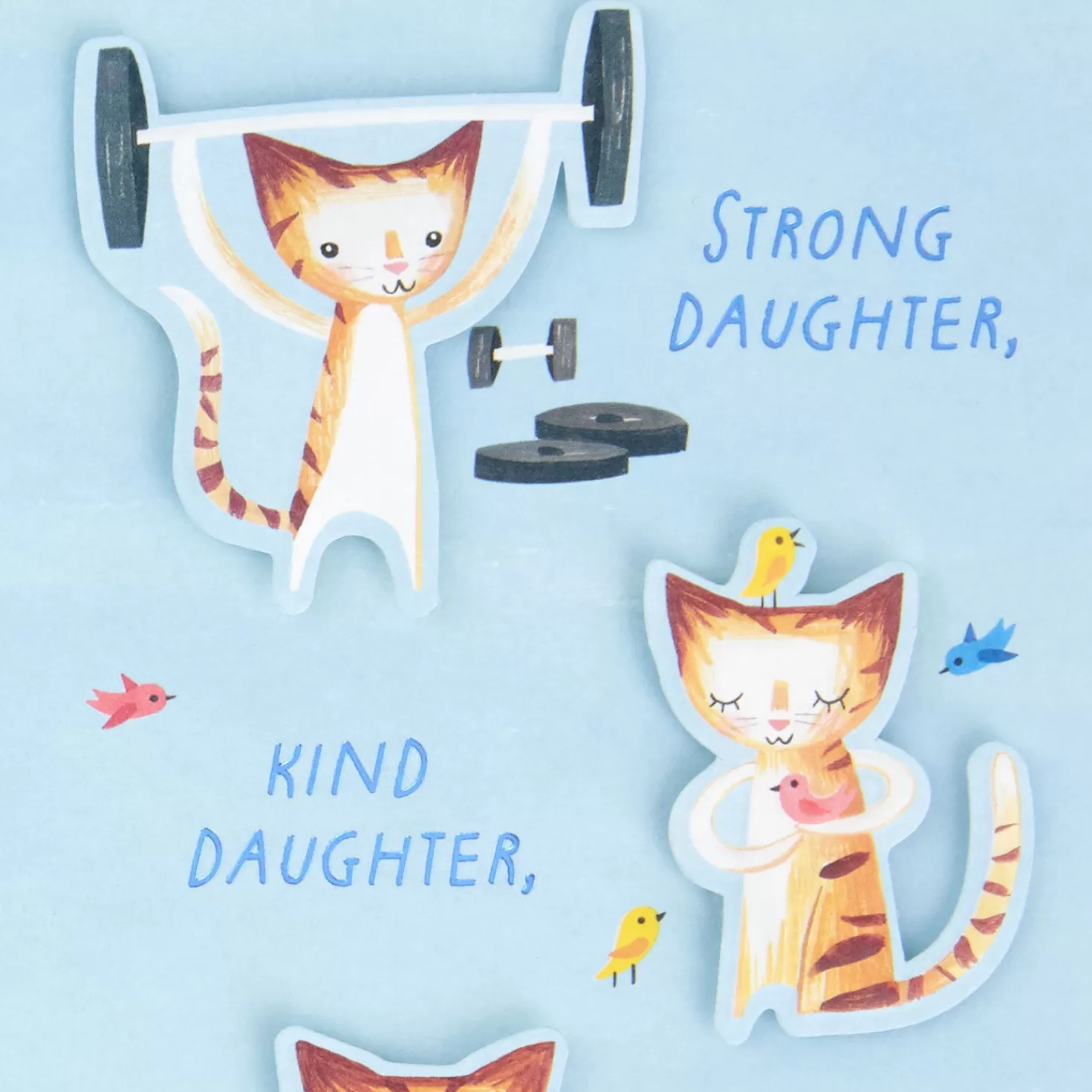Birthday>Hallmark Amazing Daughter Cute Cats Birthday Card