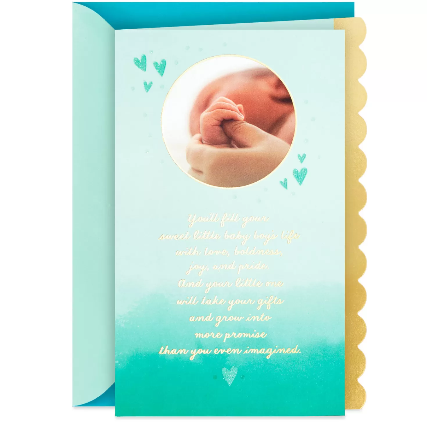 Baby>Hallmark Amazing Journey New Baby Boy Card