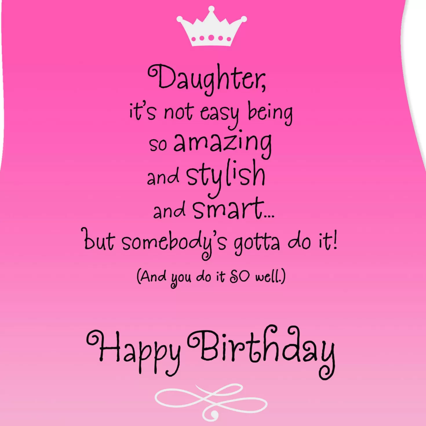 Birthday>Hallmark Amazing, Stylish And Smart Birthday Card For Daughter