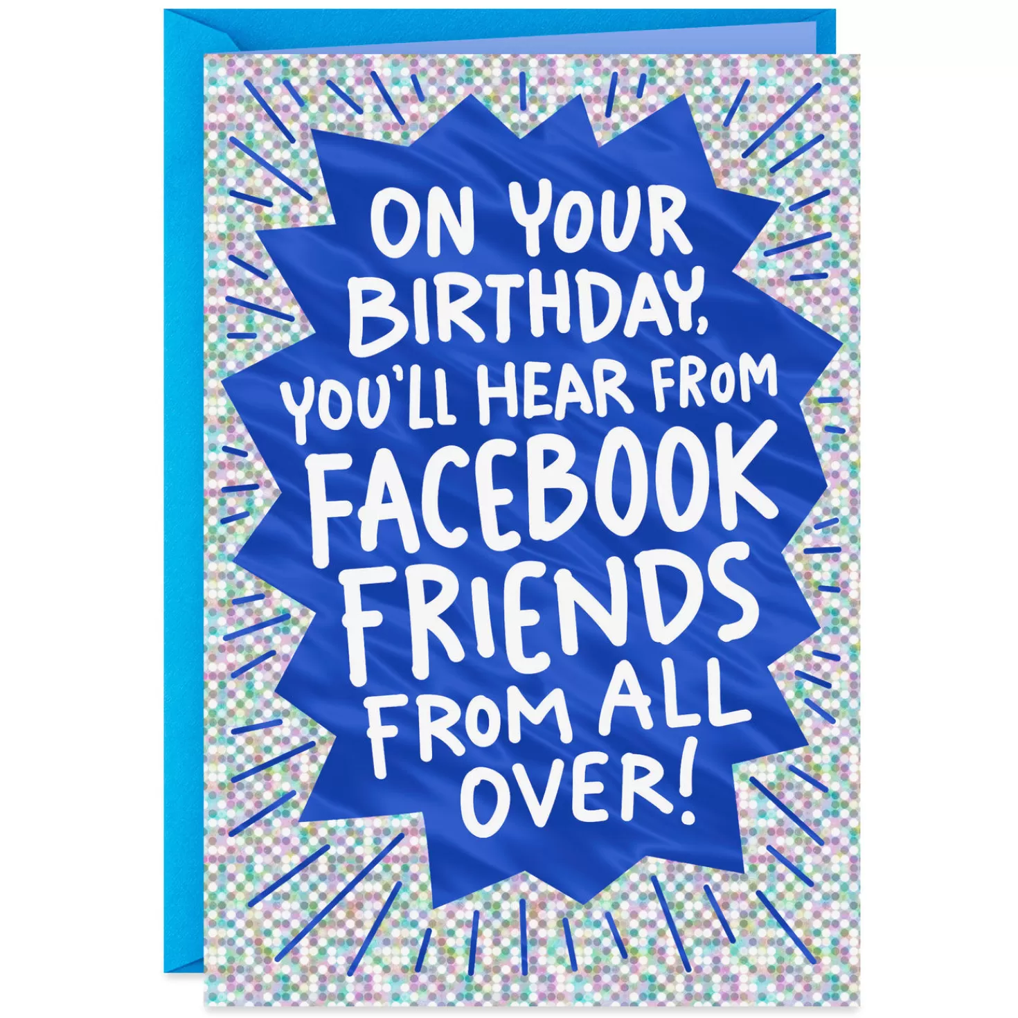 Birthday>Hallmark An Actual Paper Card Funny Birthday Card