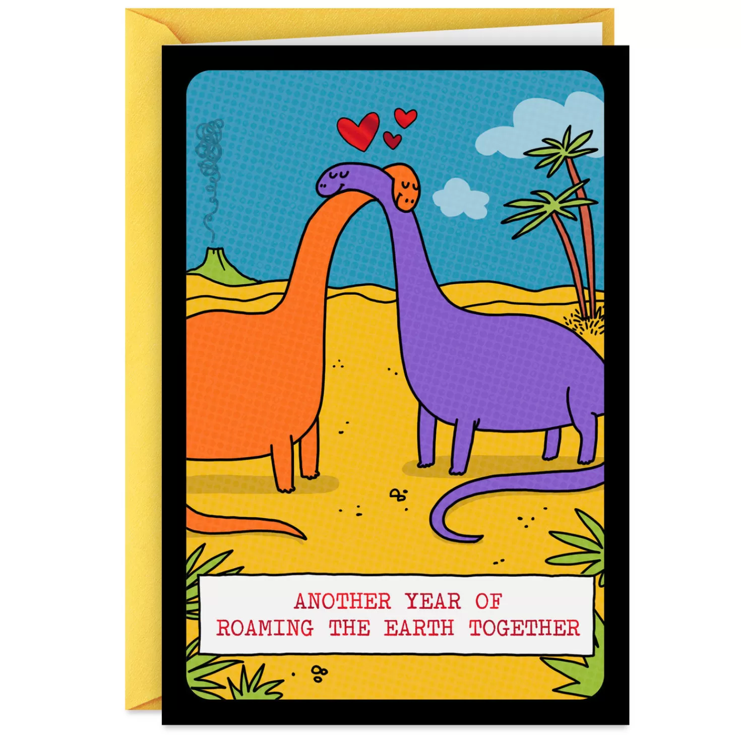 Anniversary>Hallmark Another Year Of Roaming The Earth Together Funny Anniversary Card