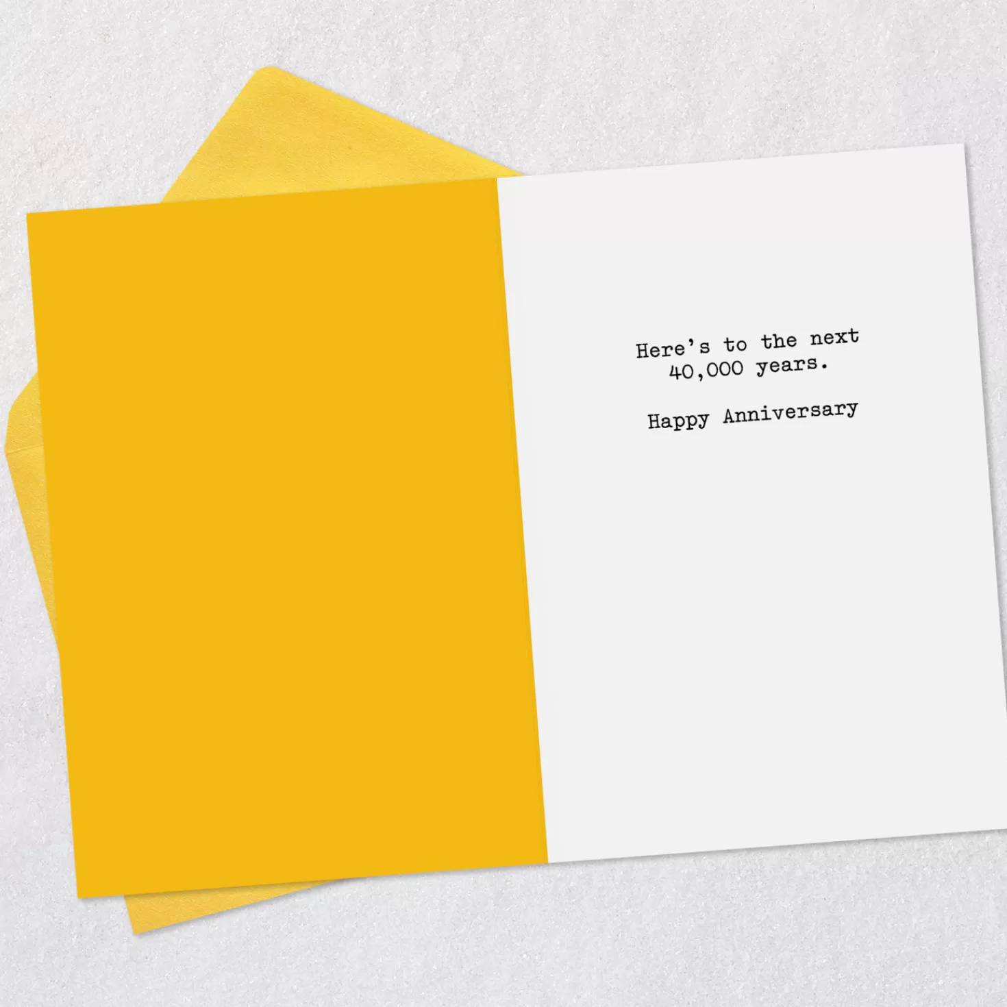 Anniversary>Hallmark Another Year Of Roaming The Earth Together Funny Anniversary Card