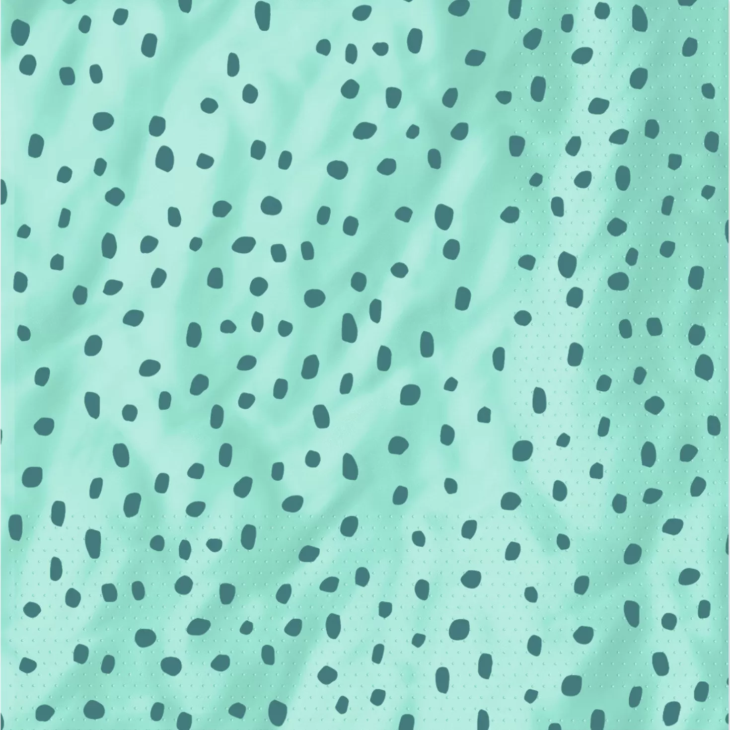 Outlet Aqua With Green Dots Dinner Napkins, Set Of 16 Wedding