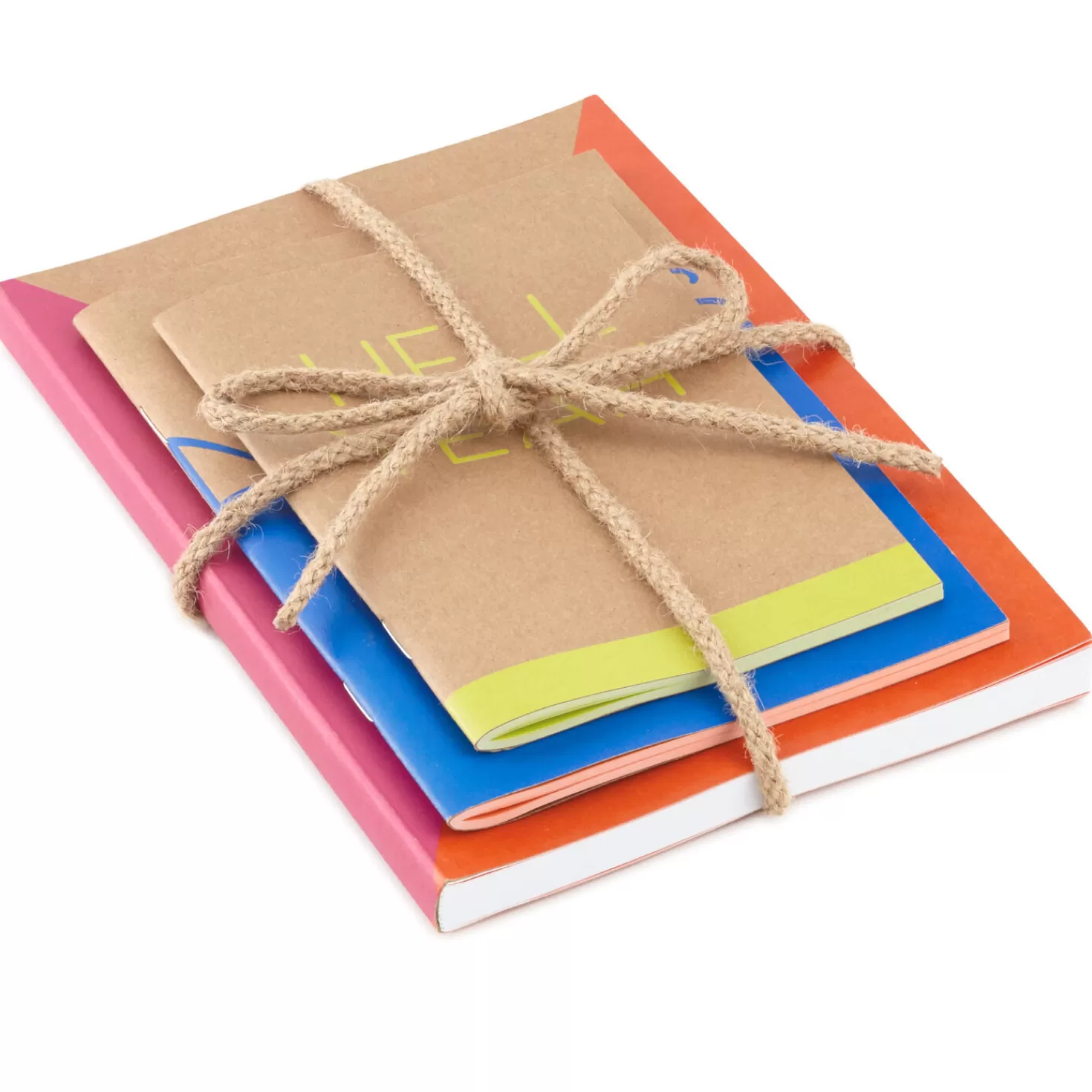 Sale Assorted 3-Pack Colorful Kraft Journals Back To School