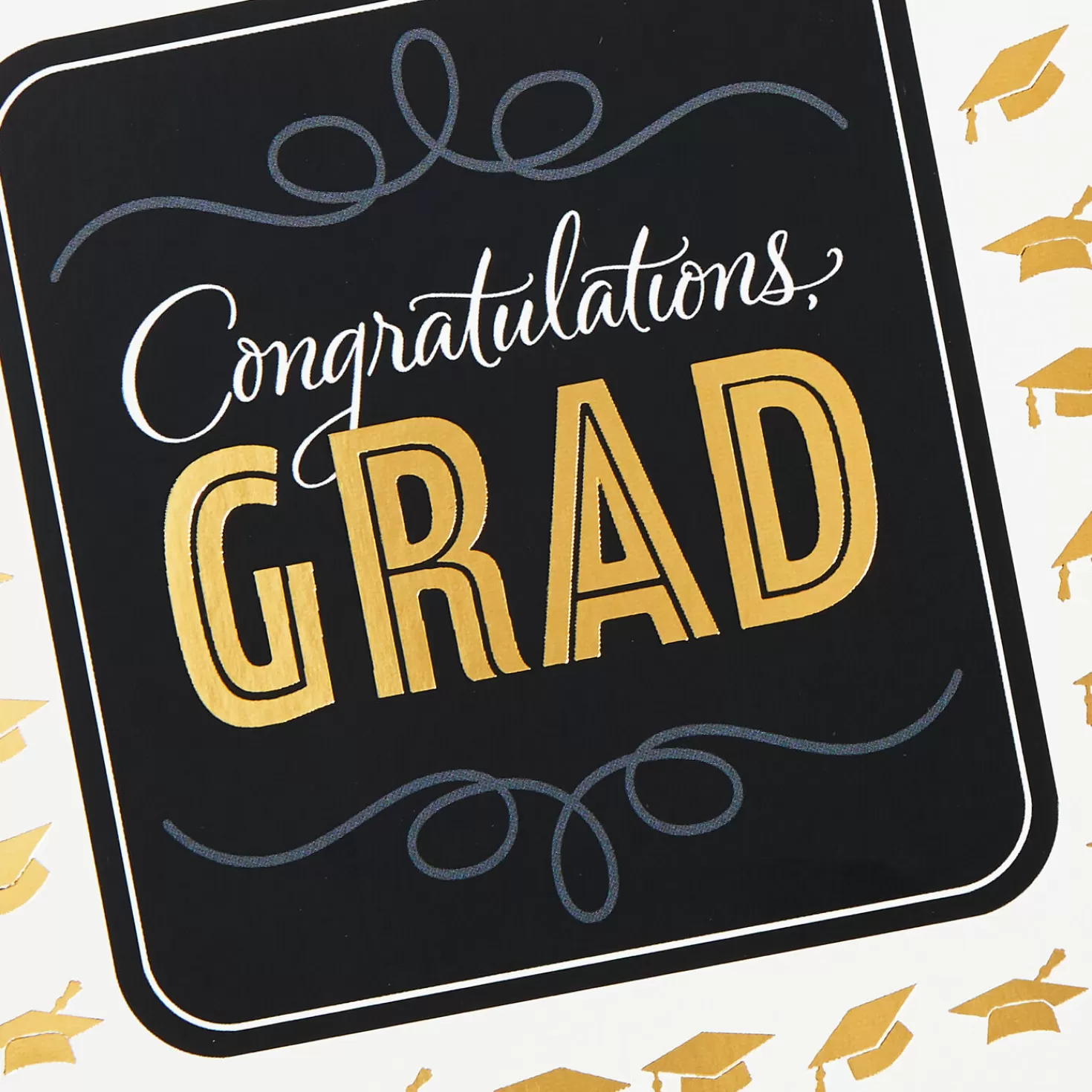 Online Assorted Black, White And Gold Graduation Cards, Pack Of 12 Graduation