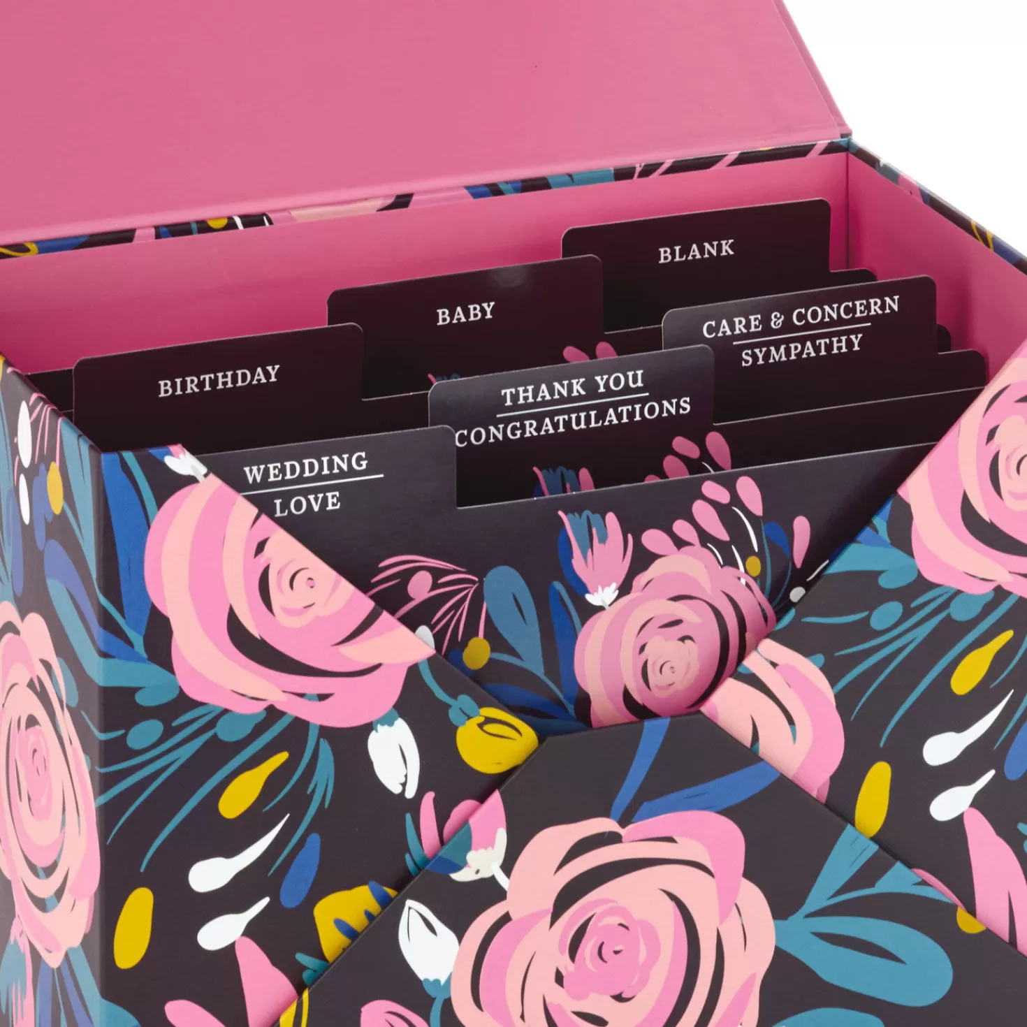 Birthday>Hallmark Assorted Cards For All Occasions In Floral Organizer Box, Box Of 24