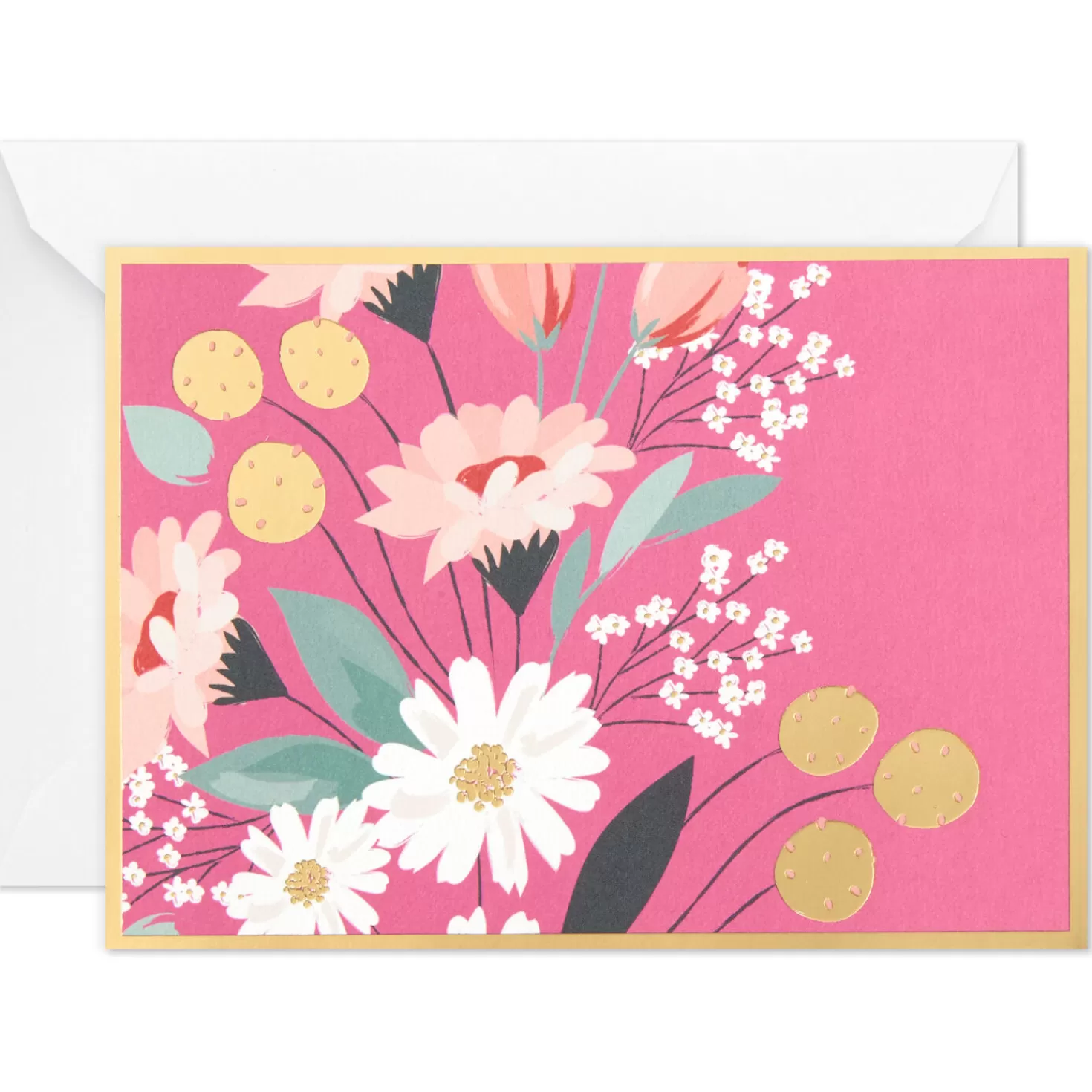 Hot Assorted Floral Blank Thank-You Notes And Note Cards, Box Of 50 Thank You