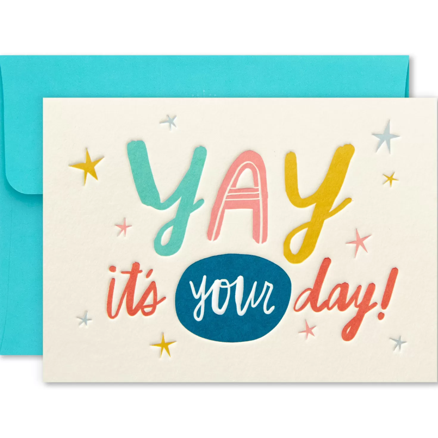 Cheap Assorted Modern Lettering Blank Note Cards, Box Of 24 Thank You