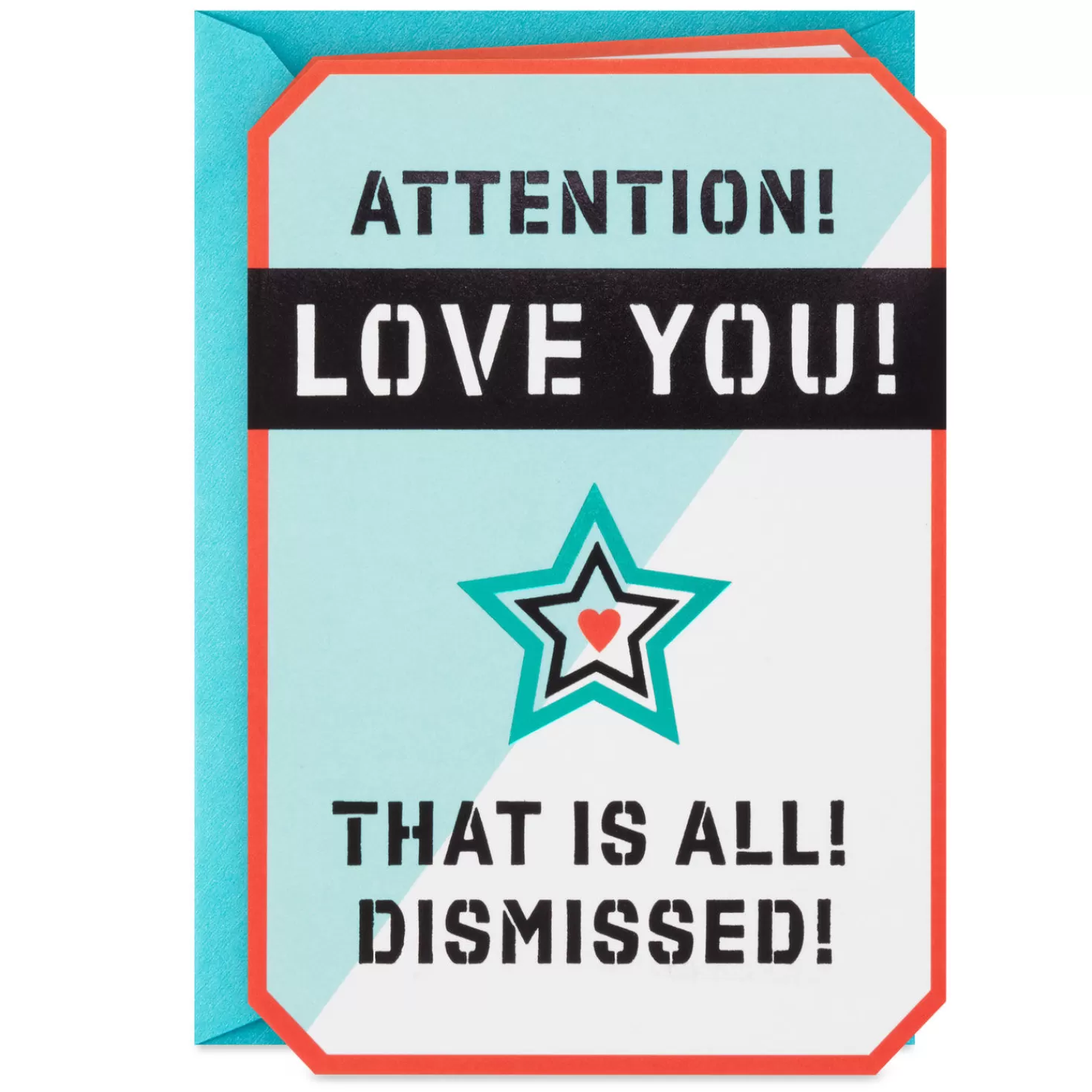 Cheap Attention! Military Love Card Military Appreciation