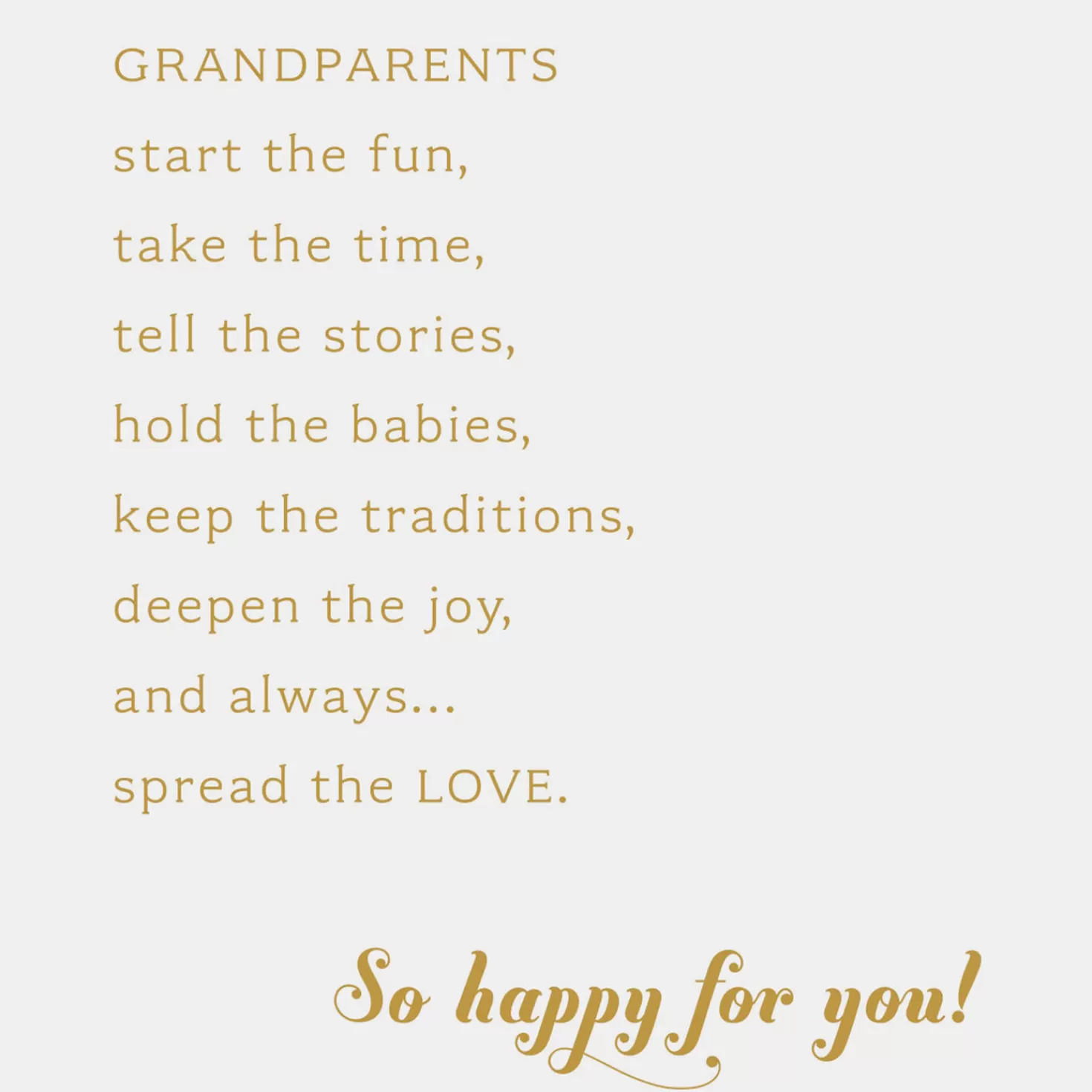 Baby>Hallmark Baby Carriage New Baby Card For Grandparents