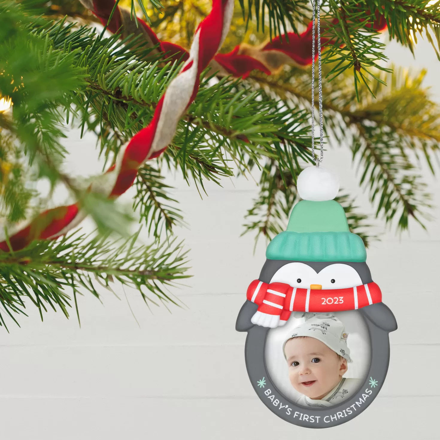 Baby>Hallmark Baby's 1St Christmas 2023 Photo Frame Ornament