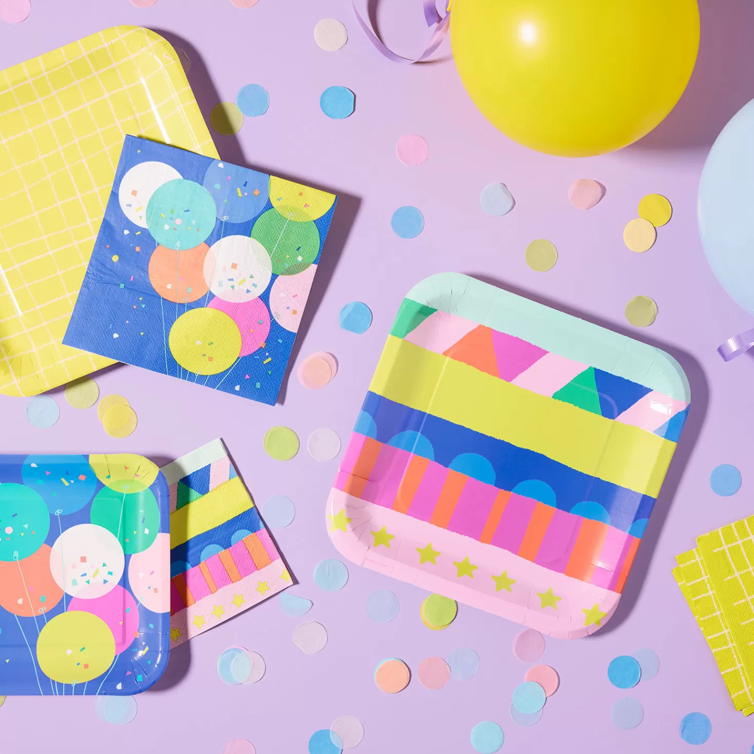 Birthday>Hallmark Balloon Time Party Essentials Set
