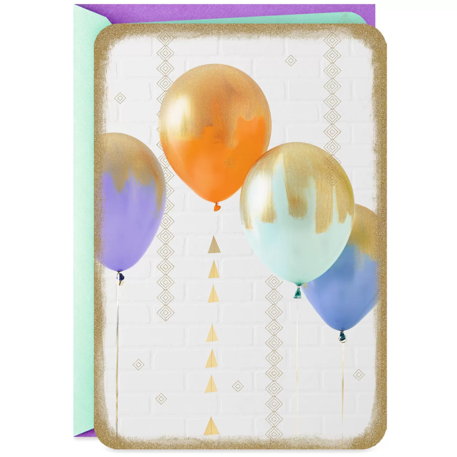 Best Balloons Blank Card Graduation
