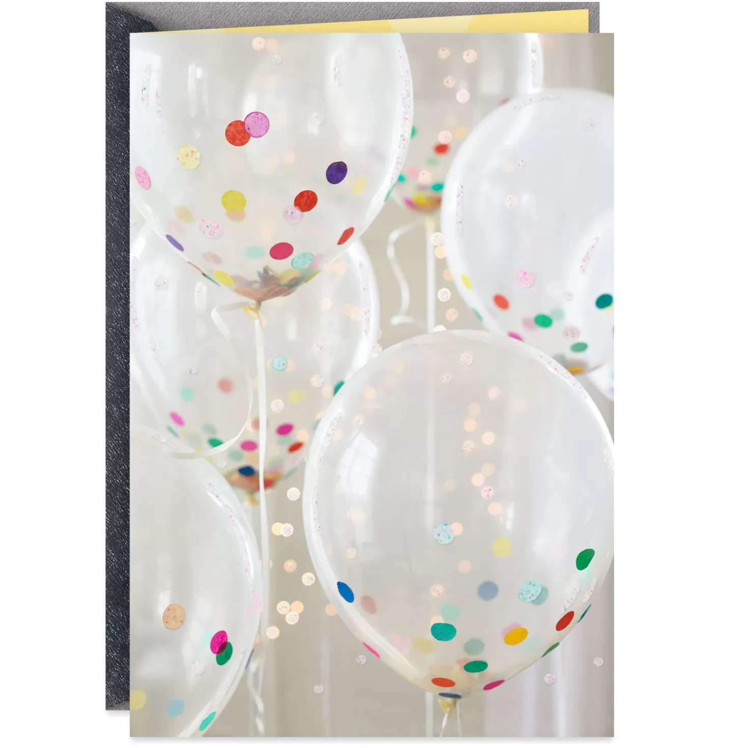 Best Sale Balloons Filled With Confetti Blank Card Graduation