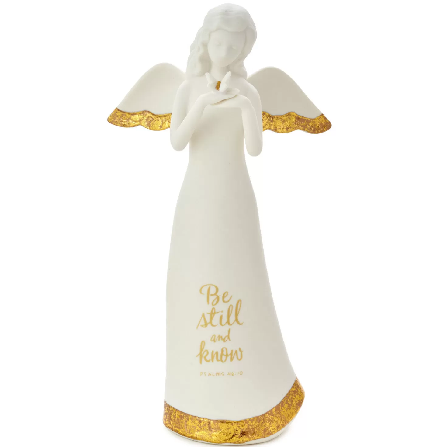 Best Be Still And Know Angel Figurine, 8.75" Encouragement