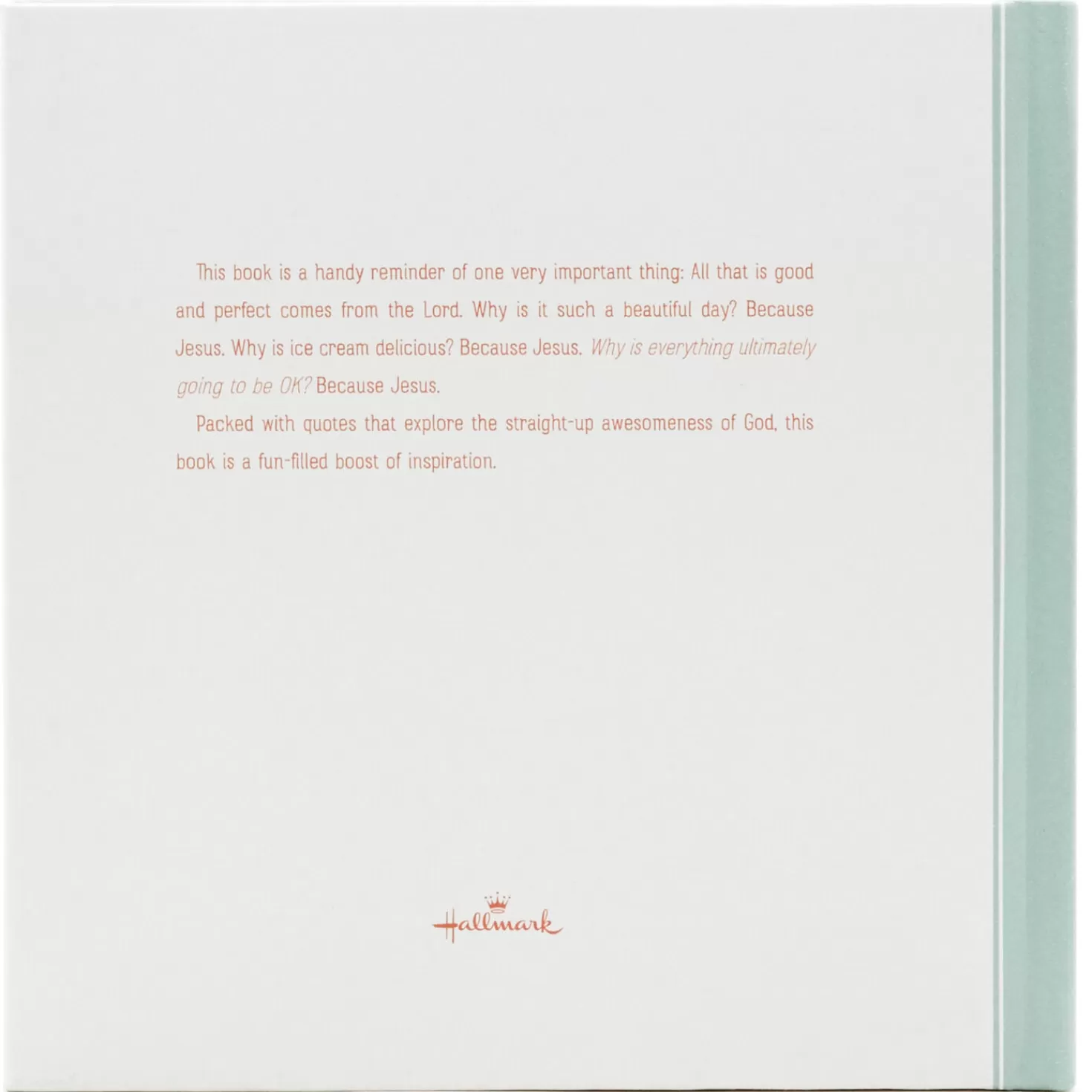 Store Because Jesus Book Confirmation
