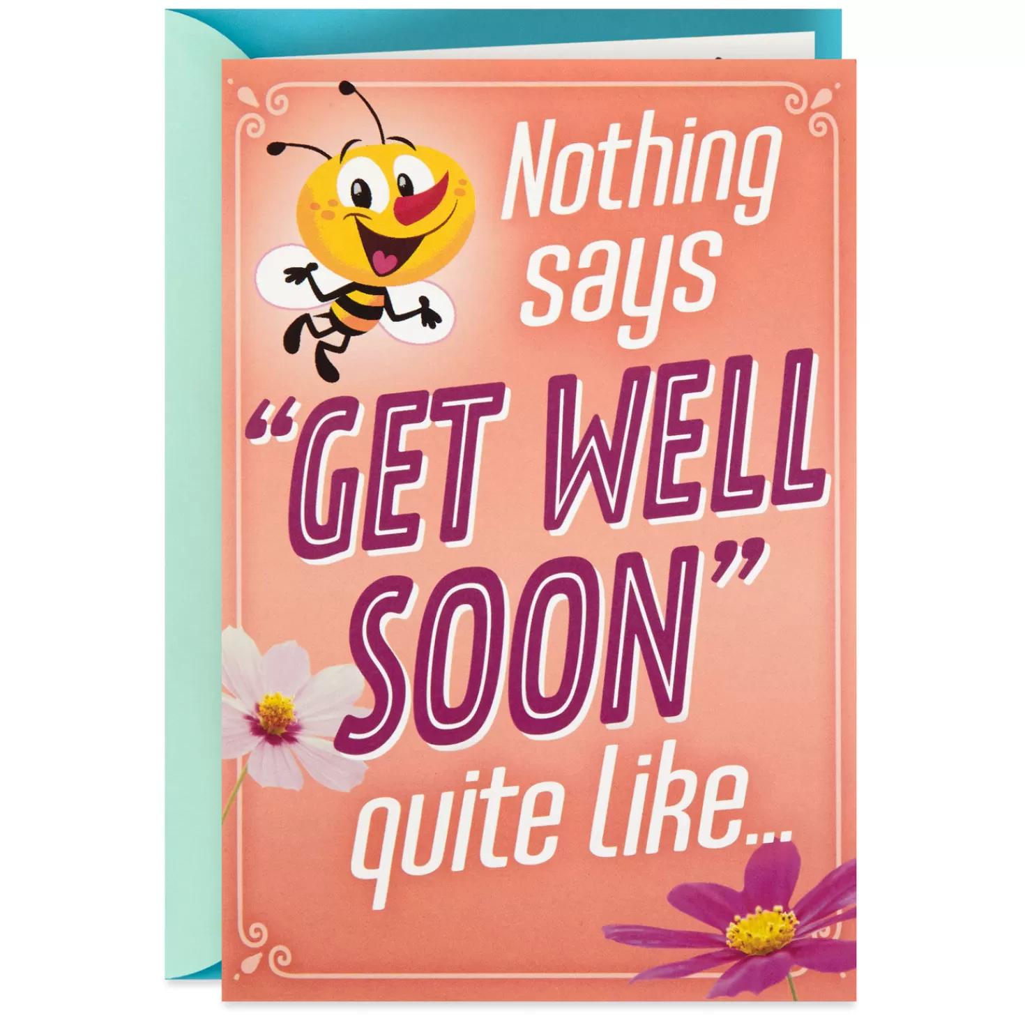 New Bee Well Soon Funny Pop-Up Get Well Card Get Well