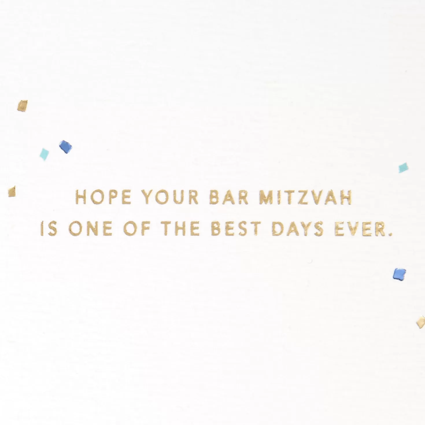 Shop Best Day Ever Confetti Bar Mitzvah Card Bar Mitzvah